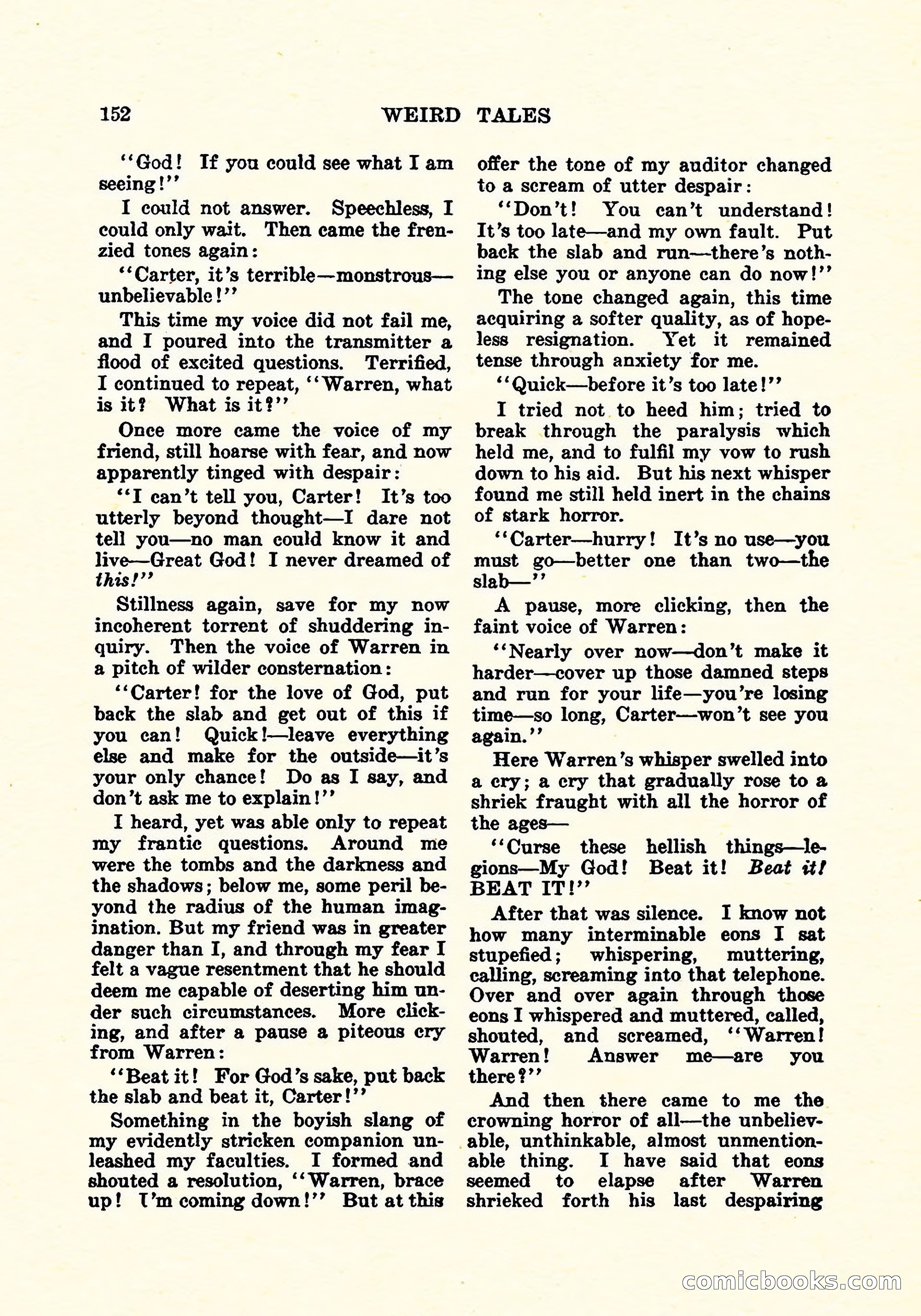 Weird Tales, Vol. 5, No. 2 — page 153 of 194
