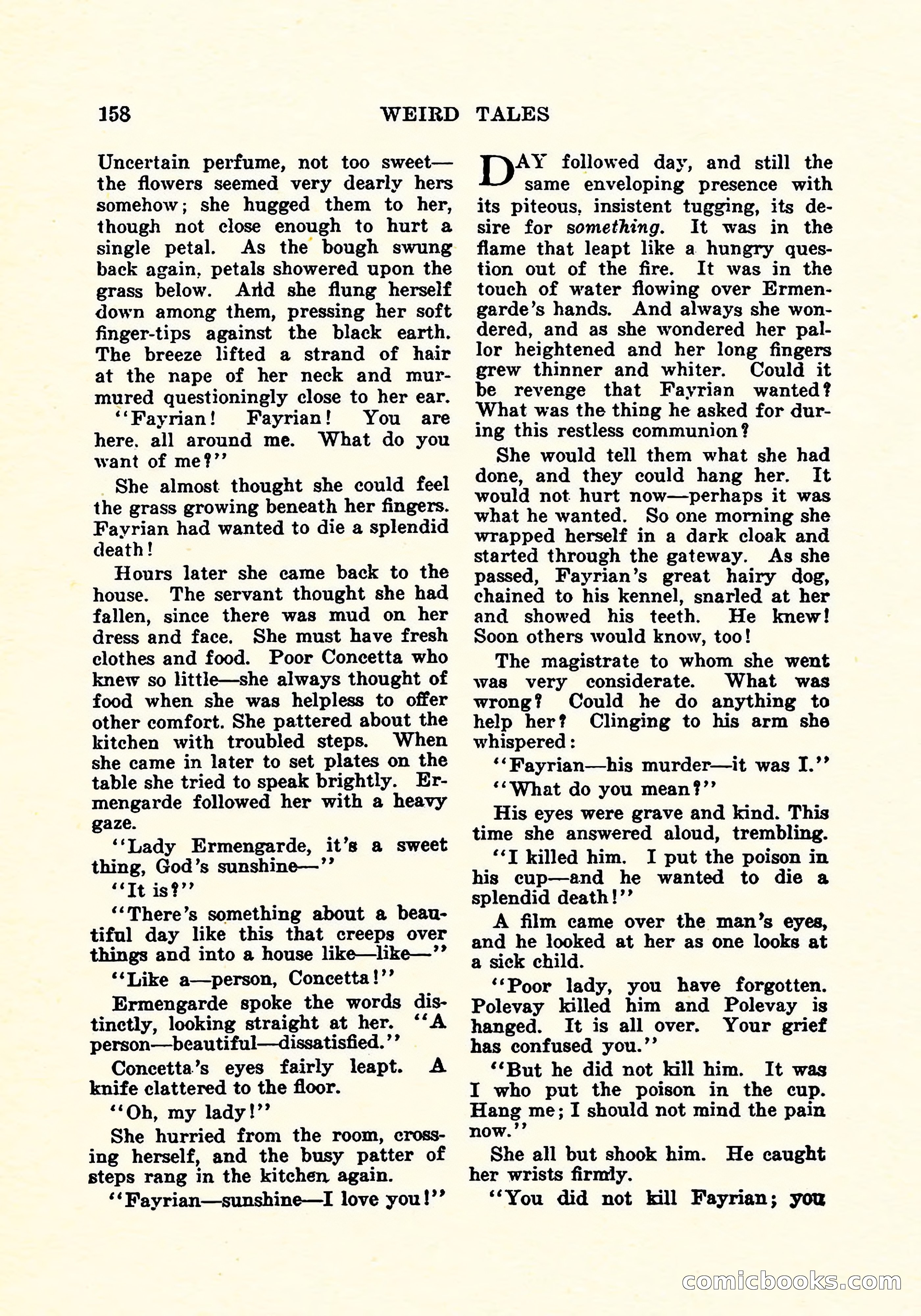 Weird Tales, Vol. 5, No. 2 — page 159 of 194