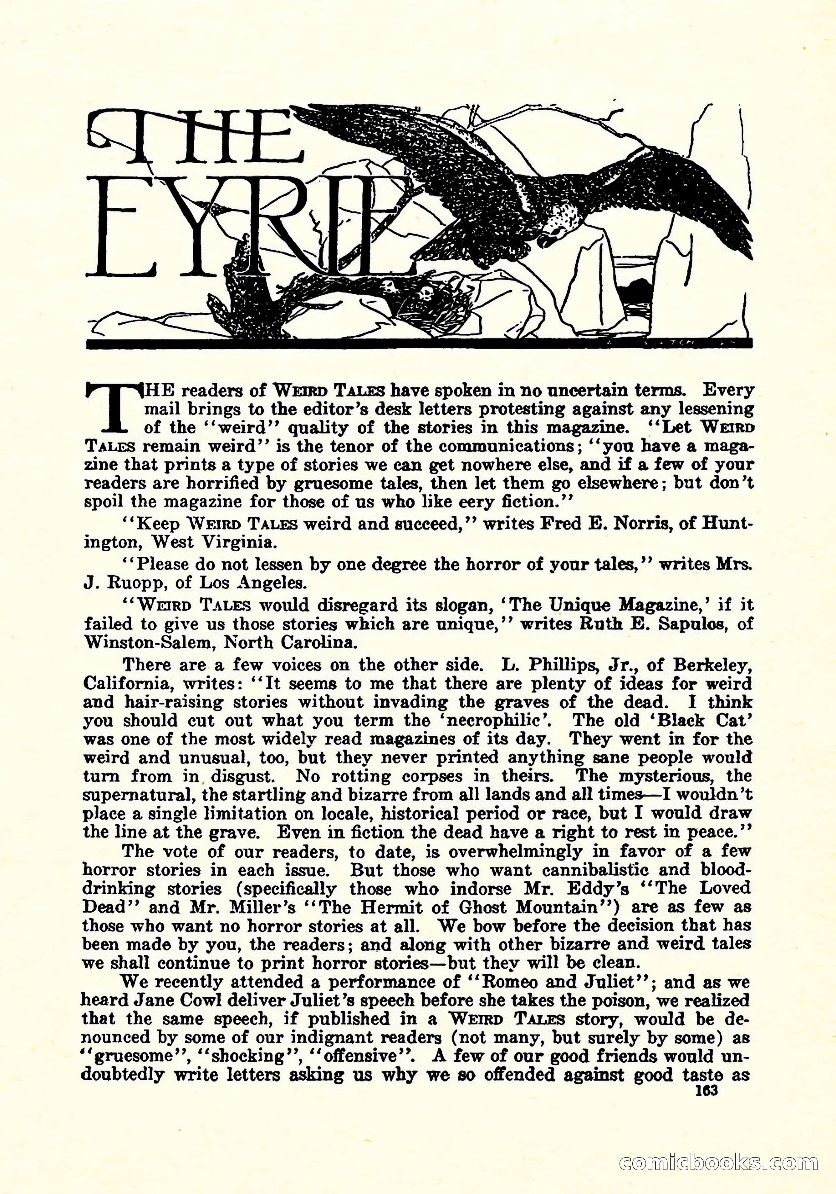 Weird Tales, Vol. 5, No. 2 — page 164 of 194