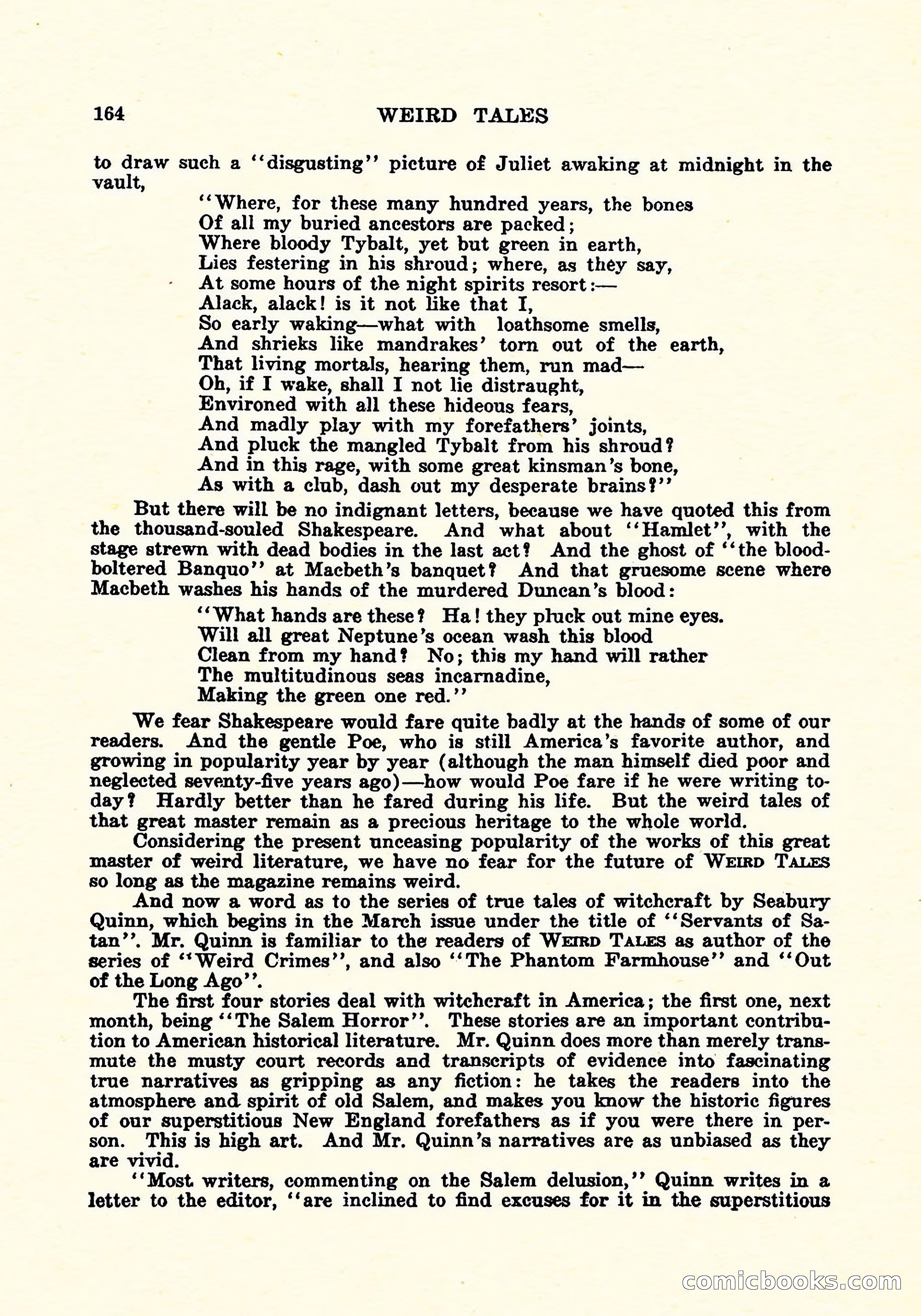 Weird Tales, Vol. 5, No. 2 — page 165 of 194