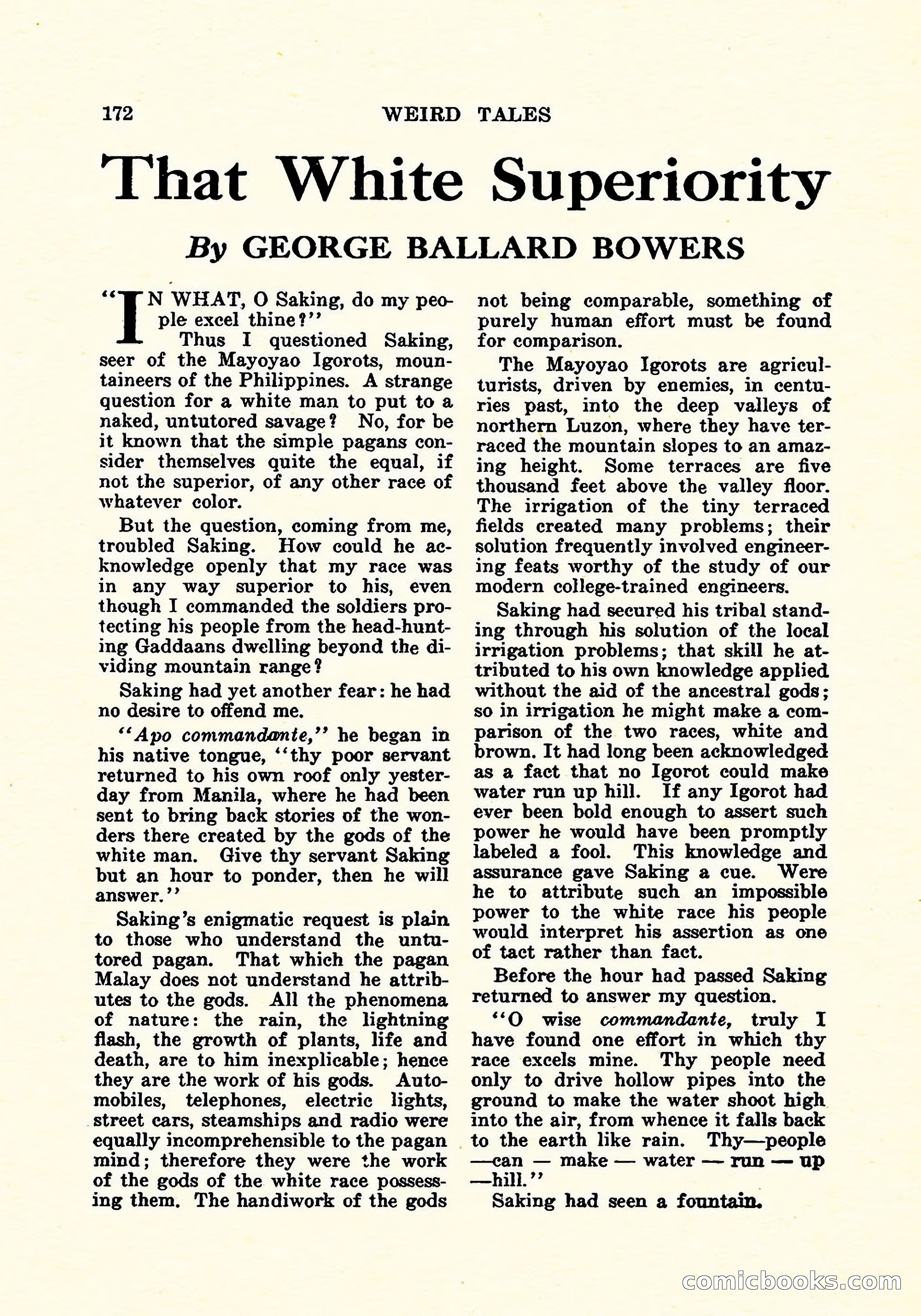 Weird Tales, Vol. 5, No. 2 — page 173 of 194