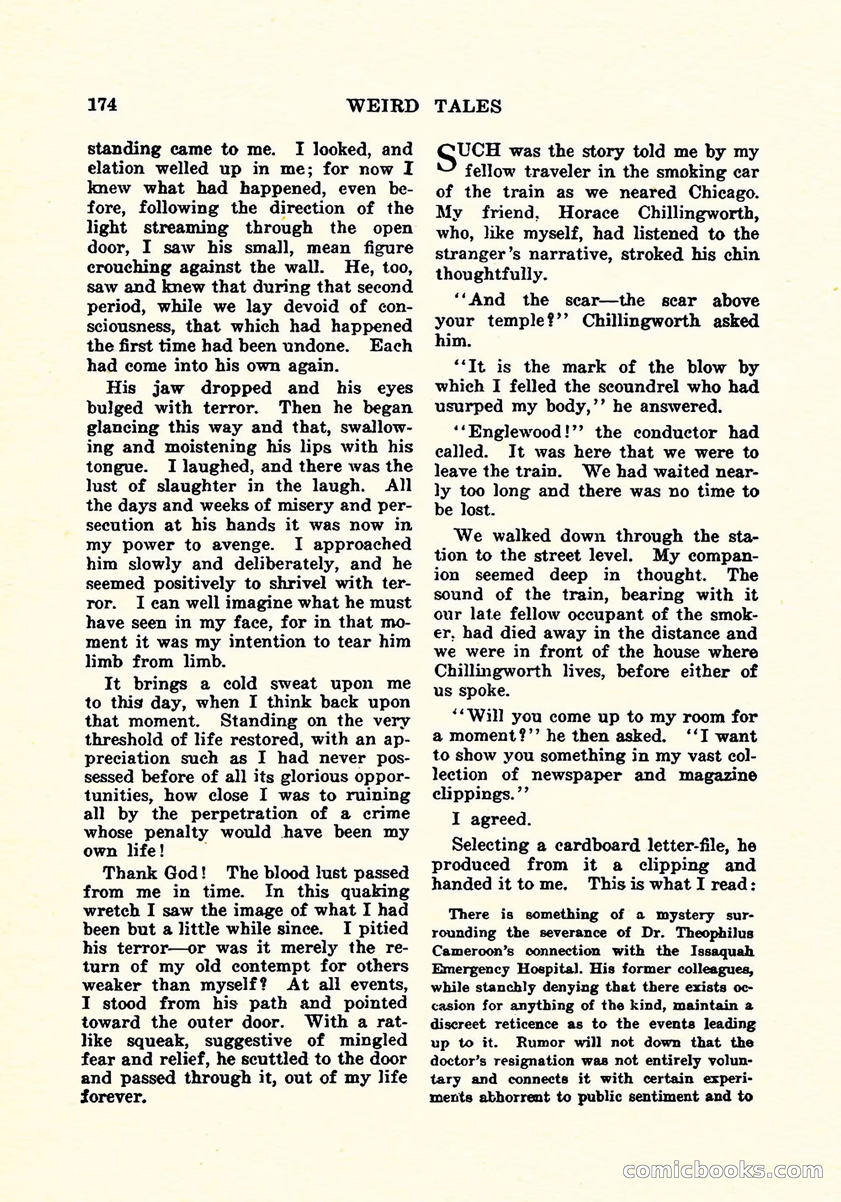 Weird Tales, Vol. 5, No. 2 — page 175 of 194