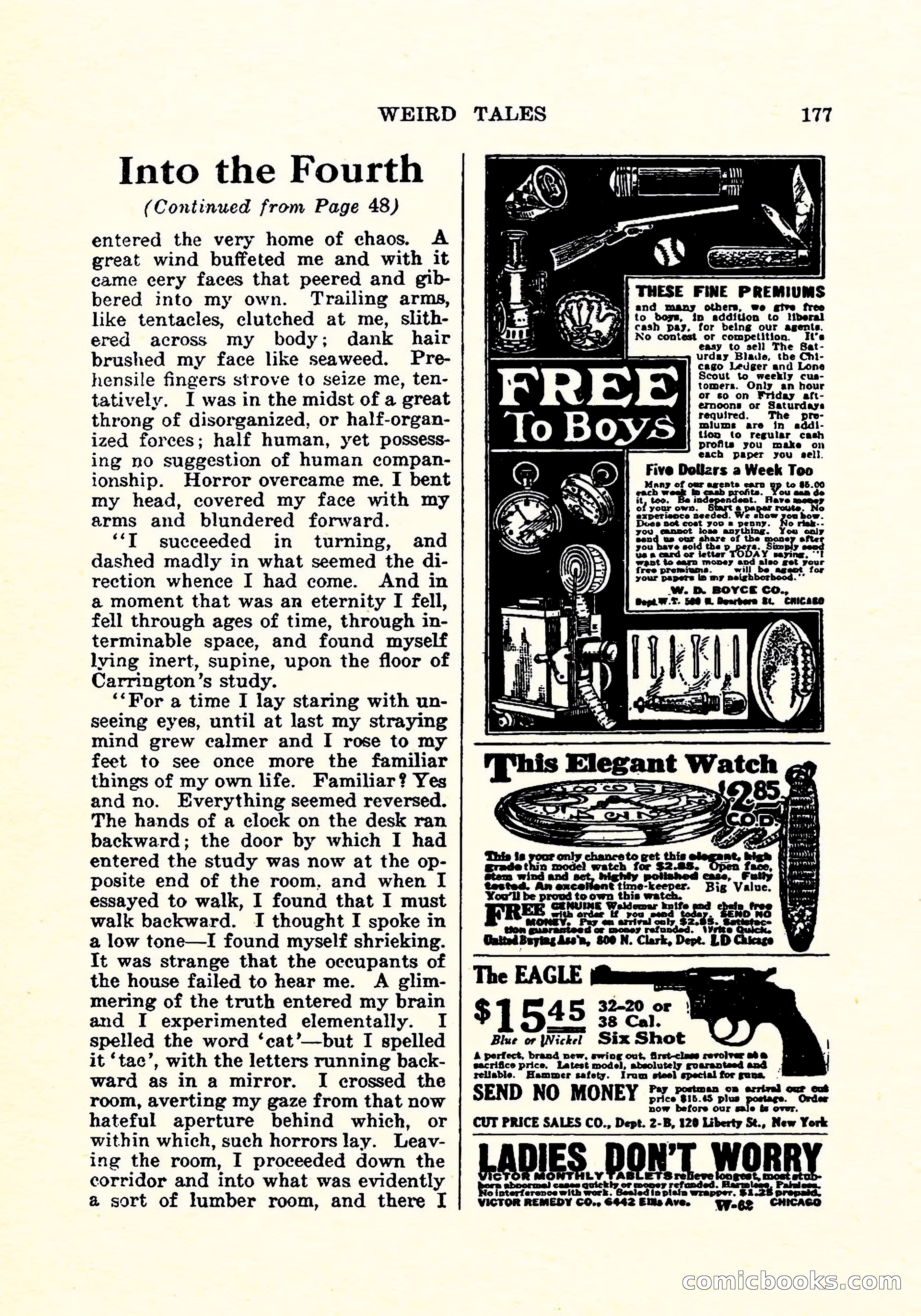 Weird Tales, Vol. 5, No. 2 — page 178 of 194