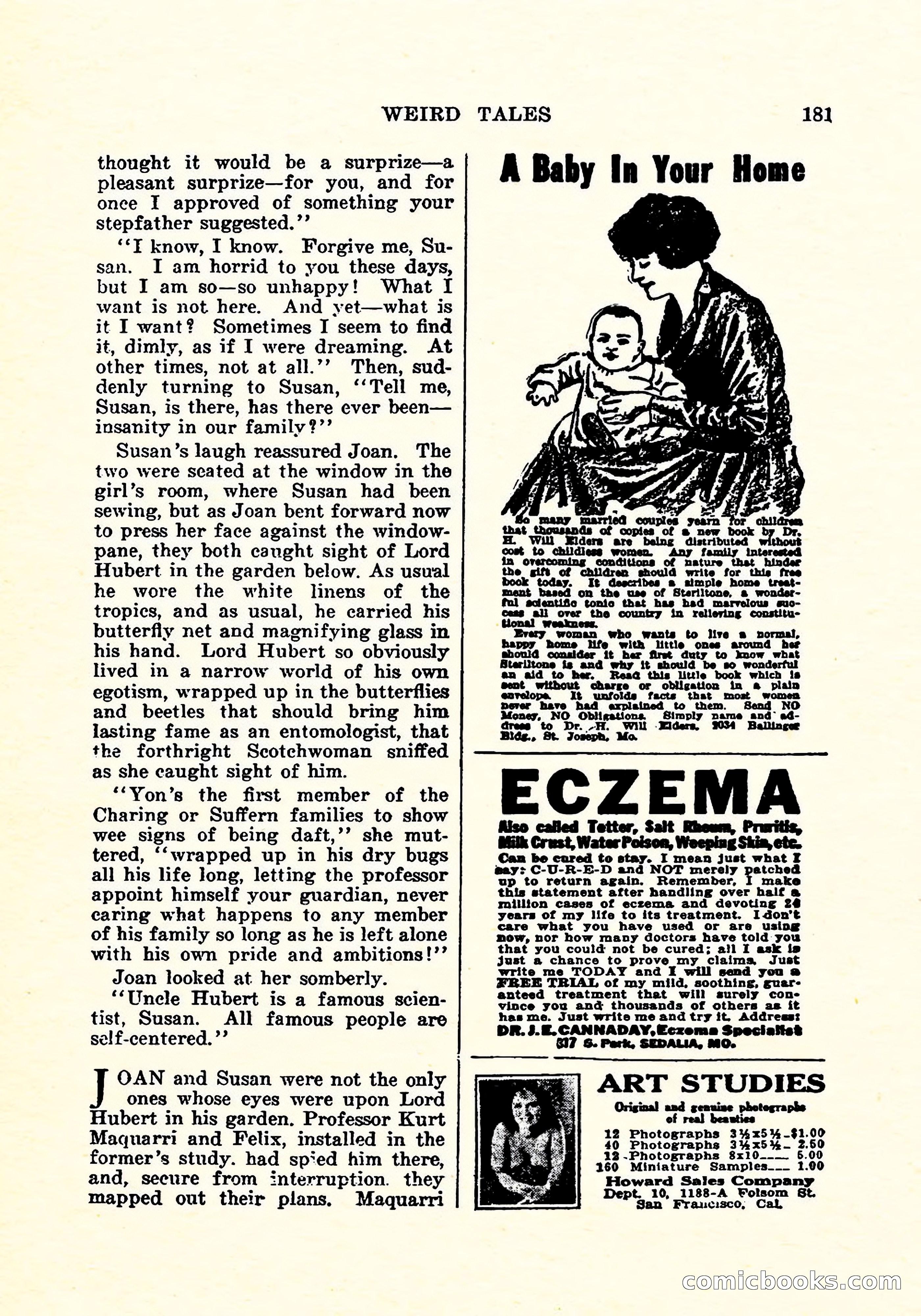 Weird Tales, Vol. 5, No. 2 — page 182 of 194