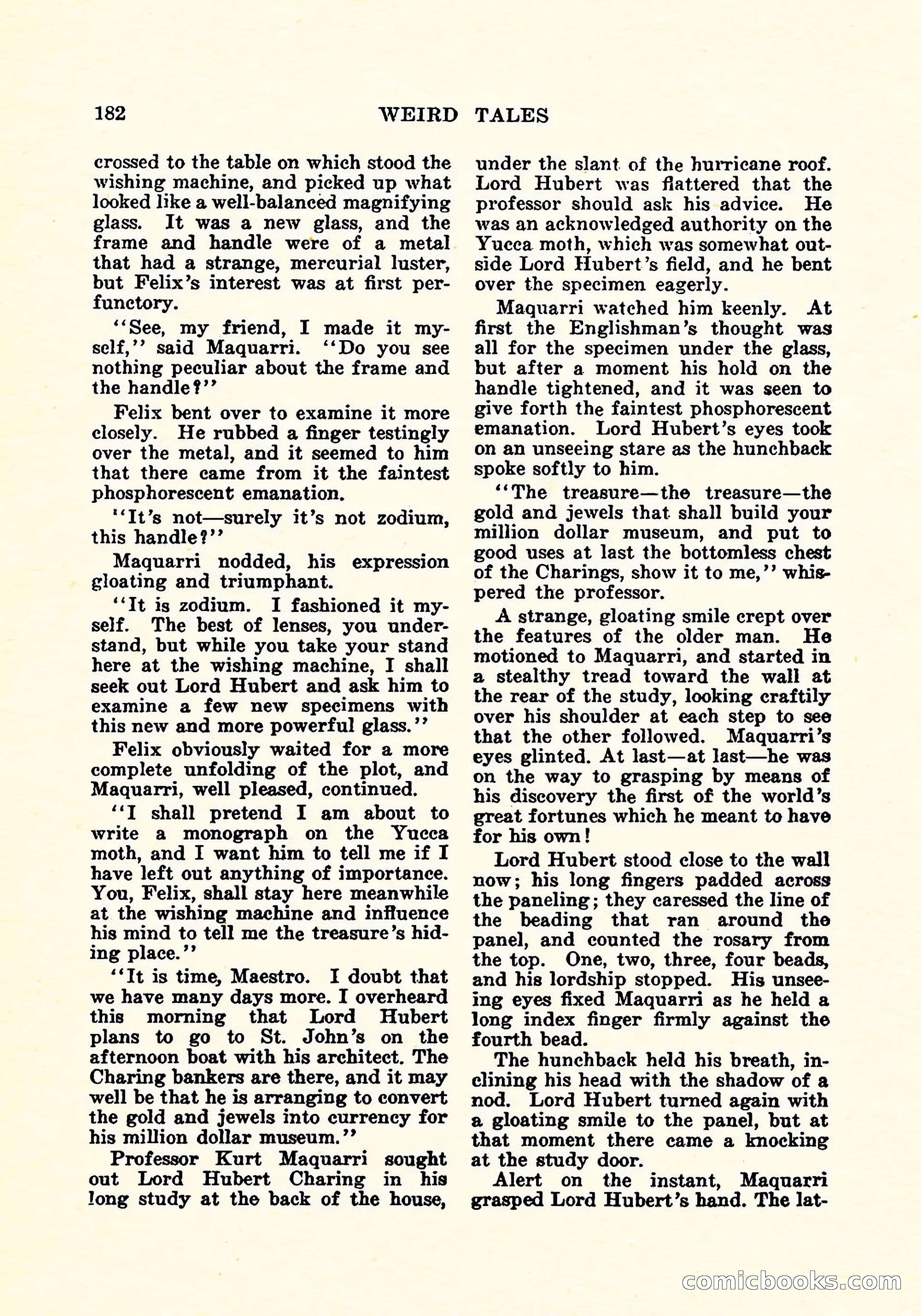Weird Tales, Vol. 5, No. 2 — page 183 of 194