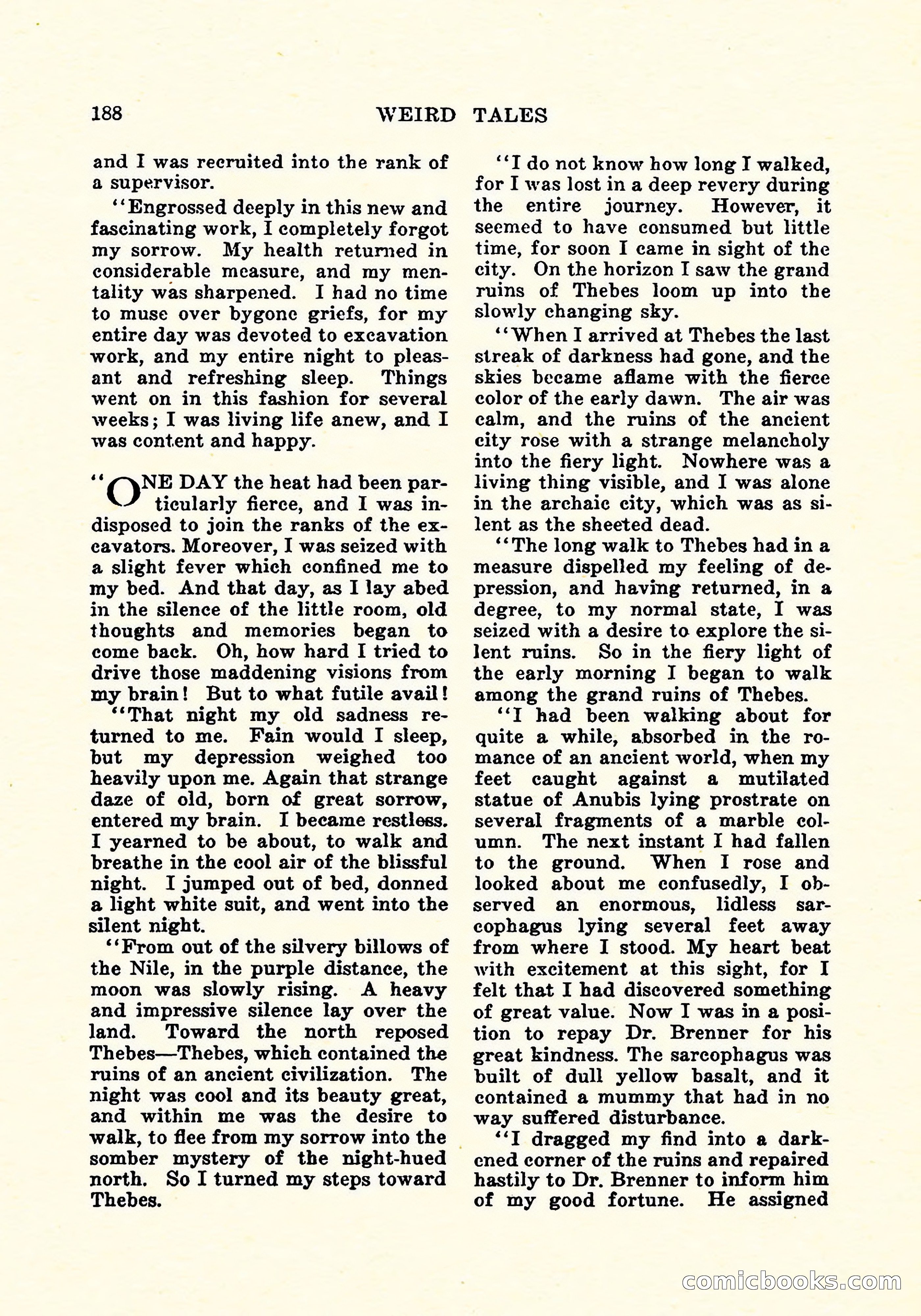 Weird Tales, Vol. 5, No. 2 — page 189 of 194