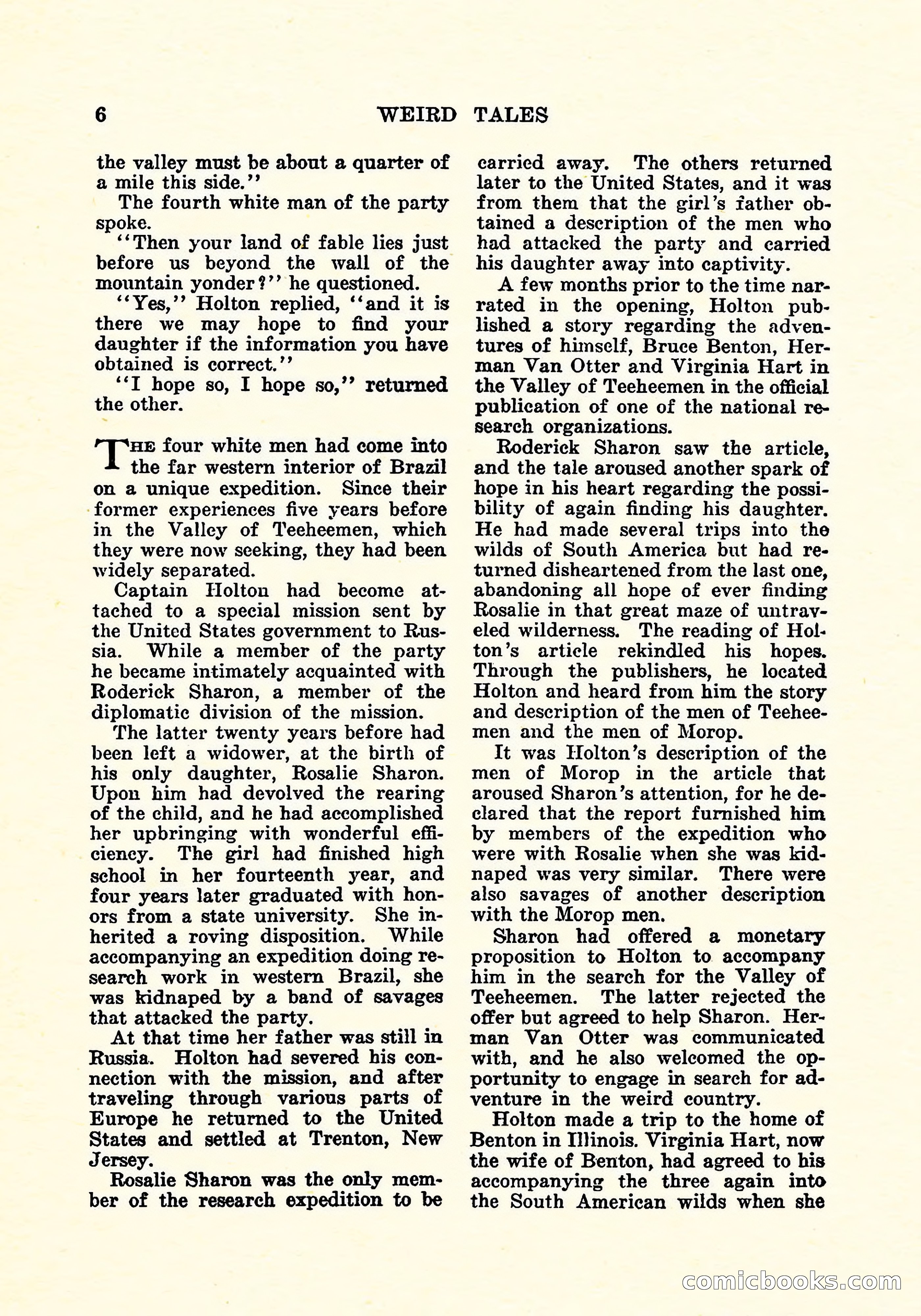 Weird Tales, Vol. 5, No. 3 — page 7 of 194