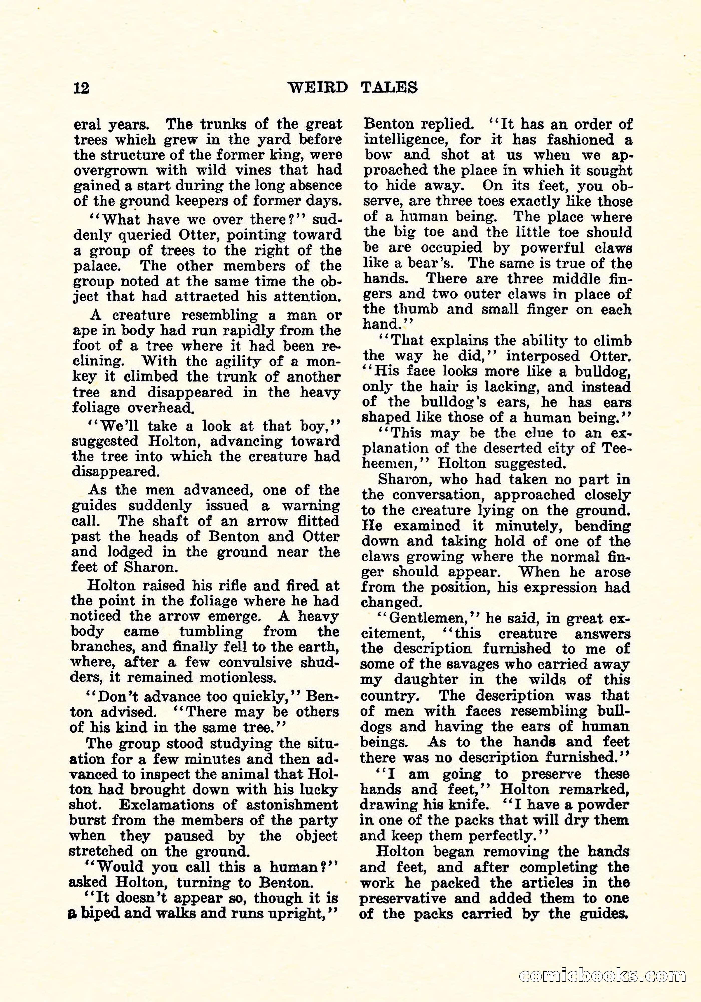 Weird Tales, Vol. 5, No. 3 — page 13 of 194