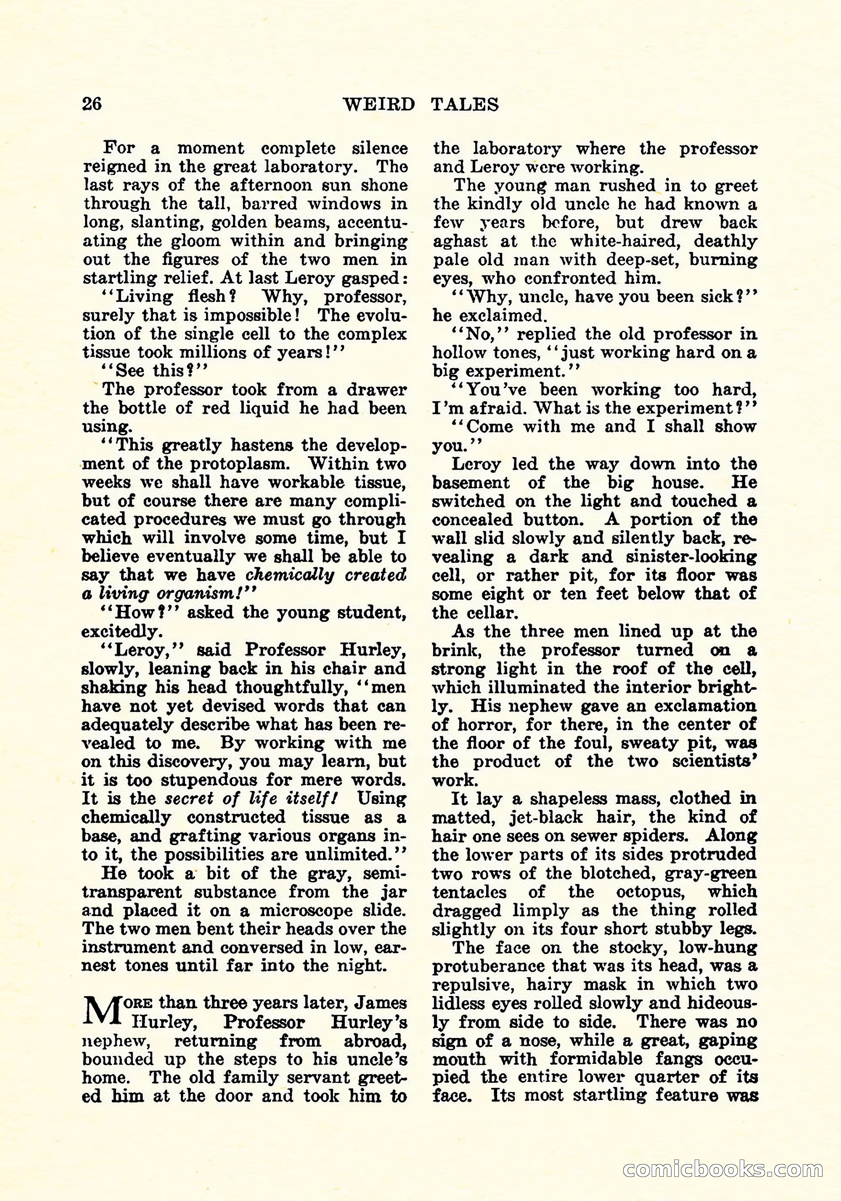 Weird Tales, Vol. 5, No. 3 — page 27 of 194