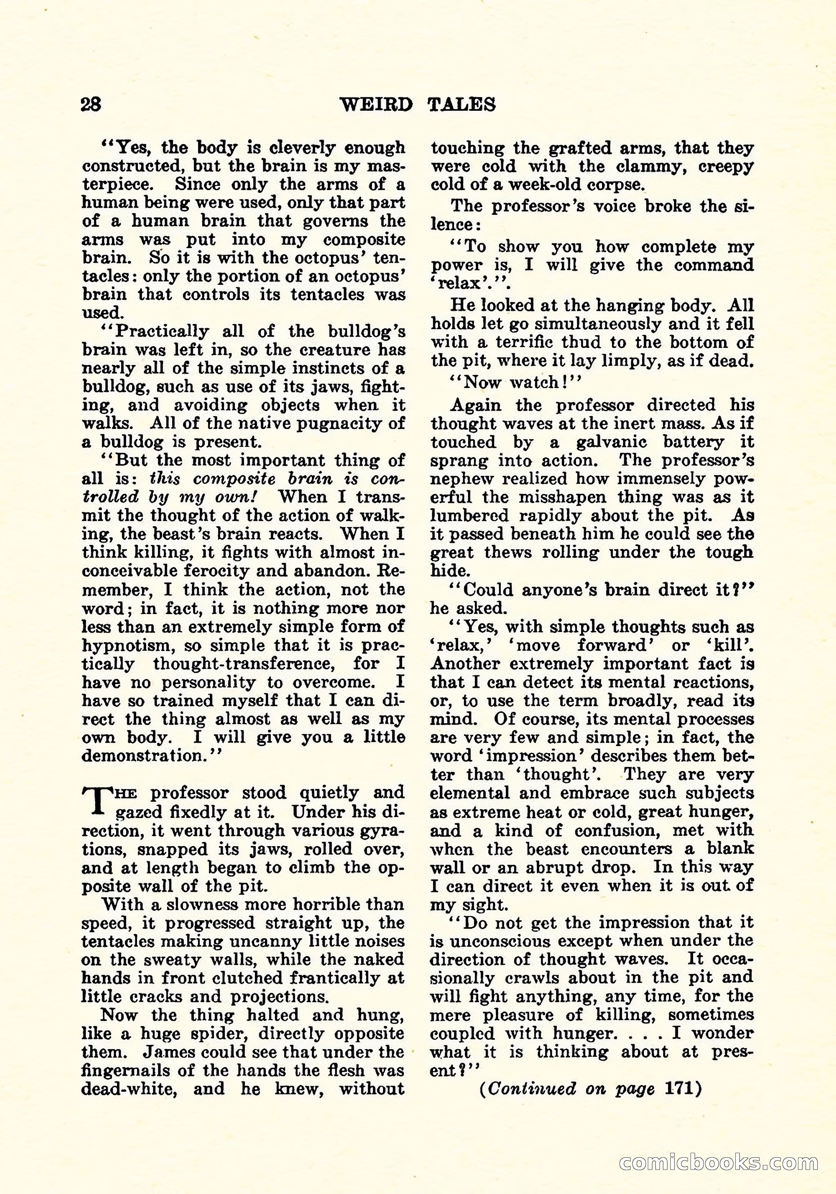 Weird Tales, Vol. 5, No. 3 — page 29 of 194