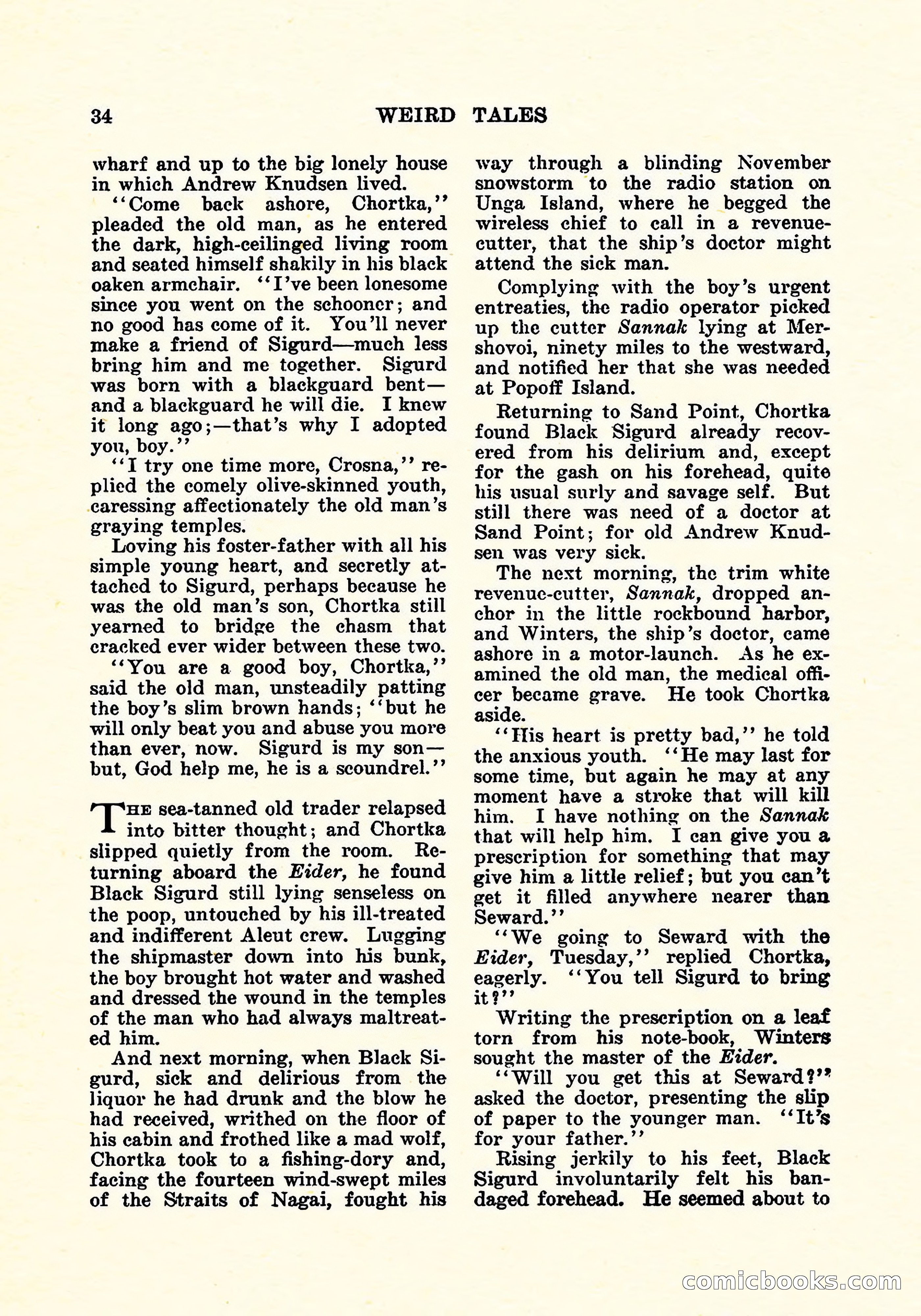 Weird Tales, Vol. 5, No. 3 — page 35 of 194