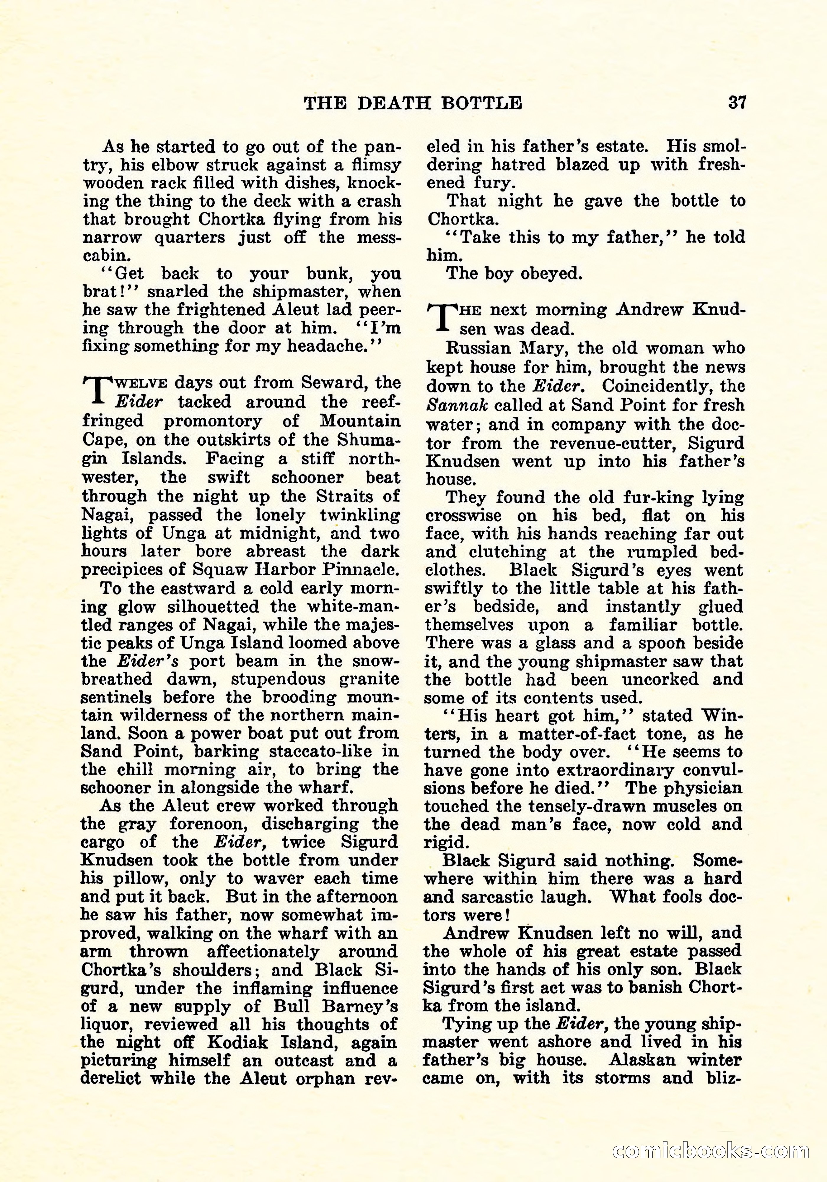 Weird Tales, Vol. 5, No. 3 — page 38 of 194