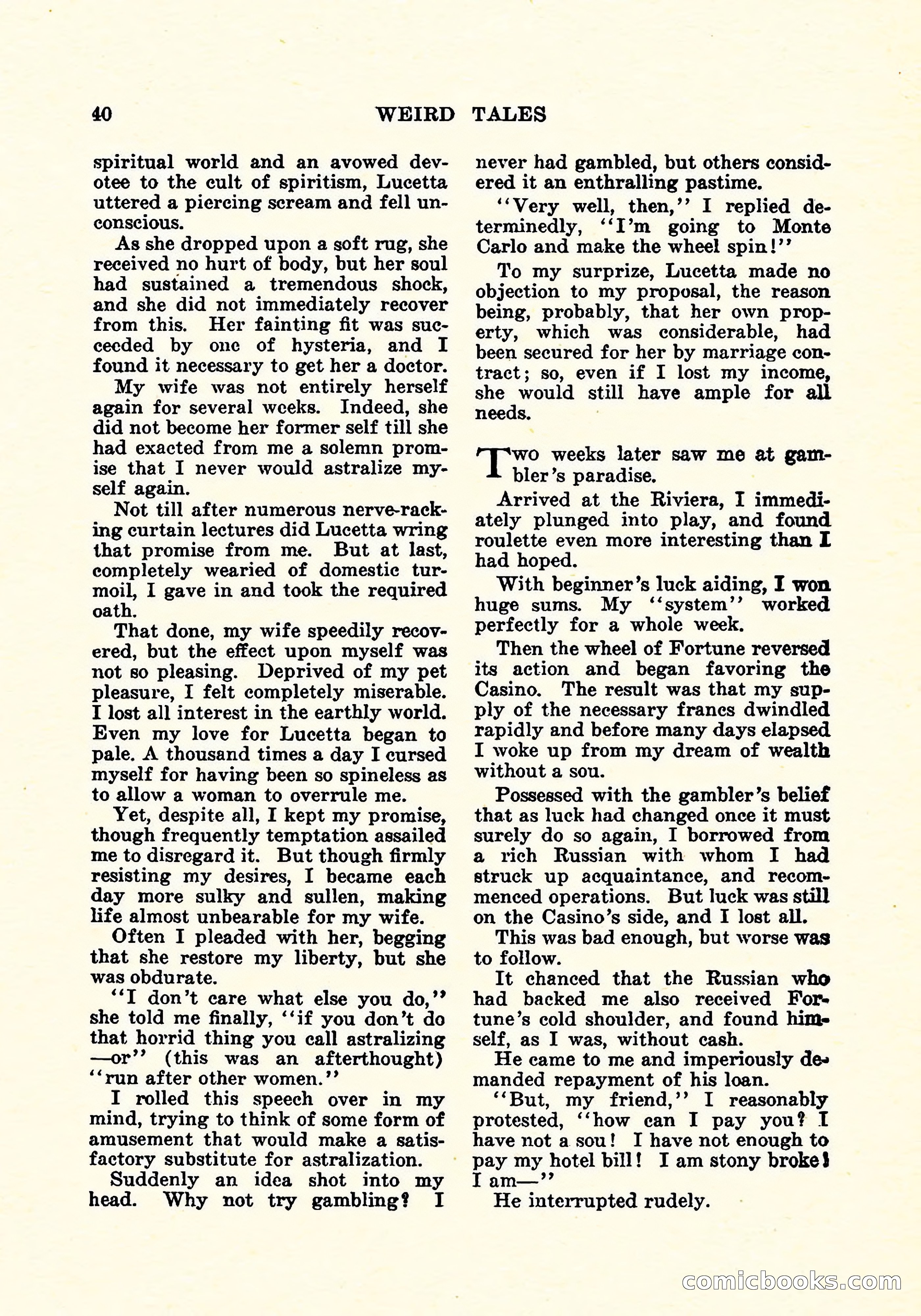Weird Tales, Vol. 5, No. 3 — page 41 of 194
