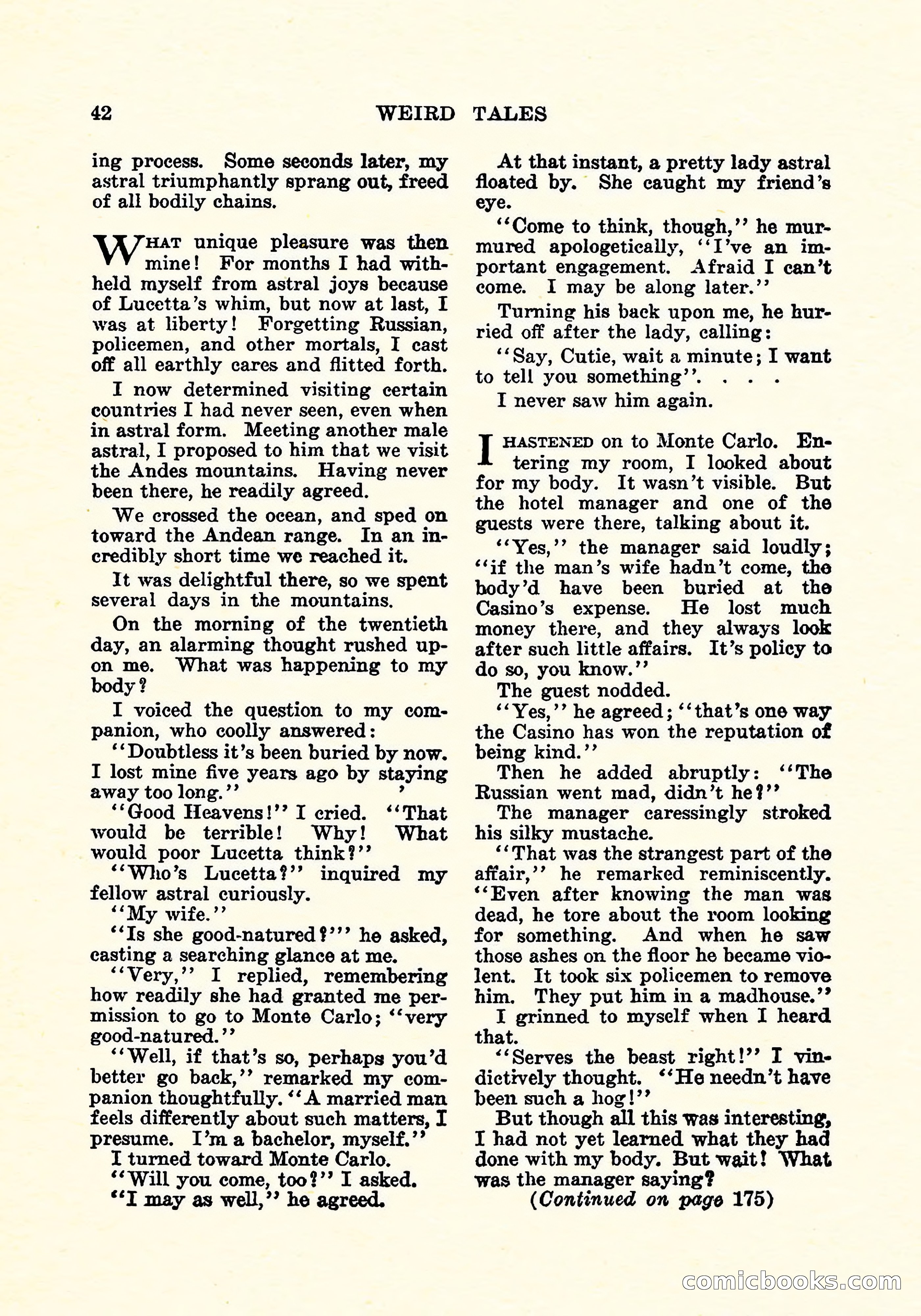 Weird Tales, Vol. 5, No. 3 — page 43 of 194