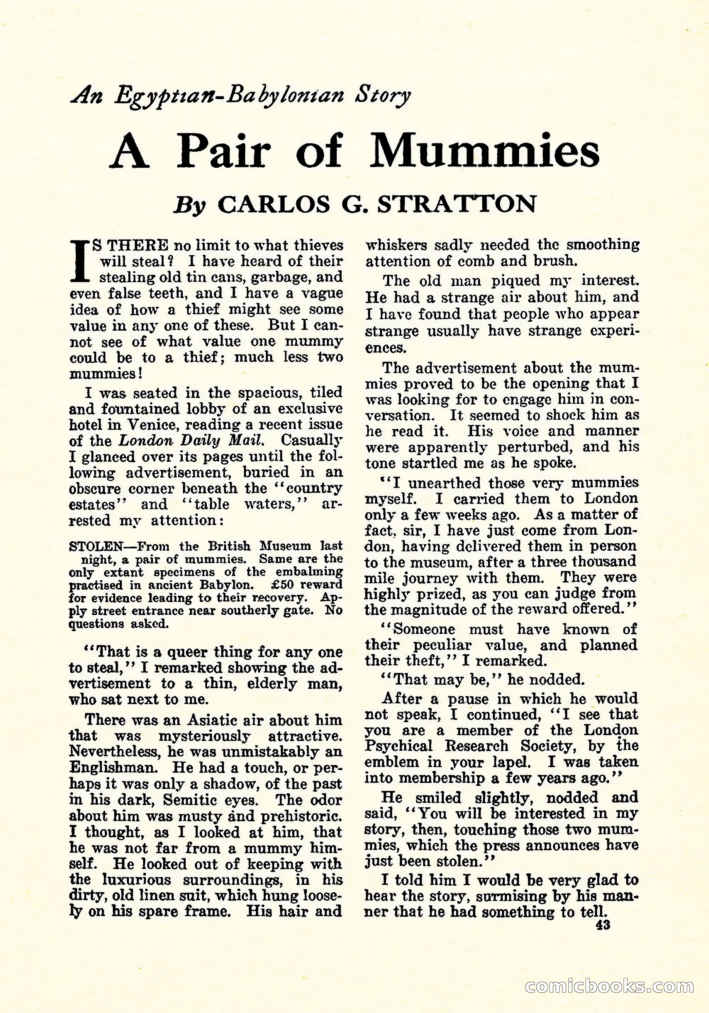 Weird Tales, Vol. 5, No. 3 — page 44 of 194