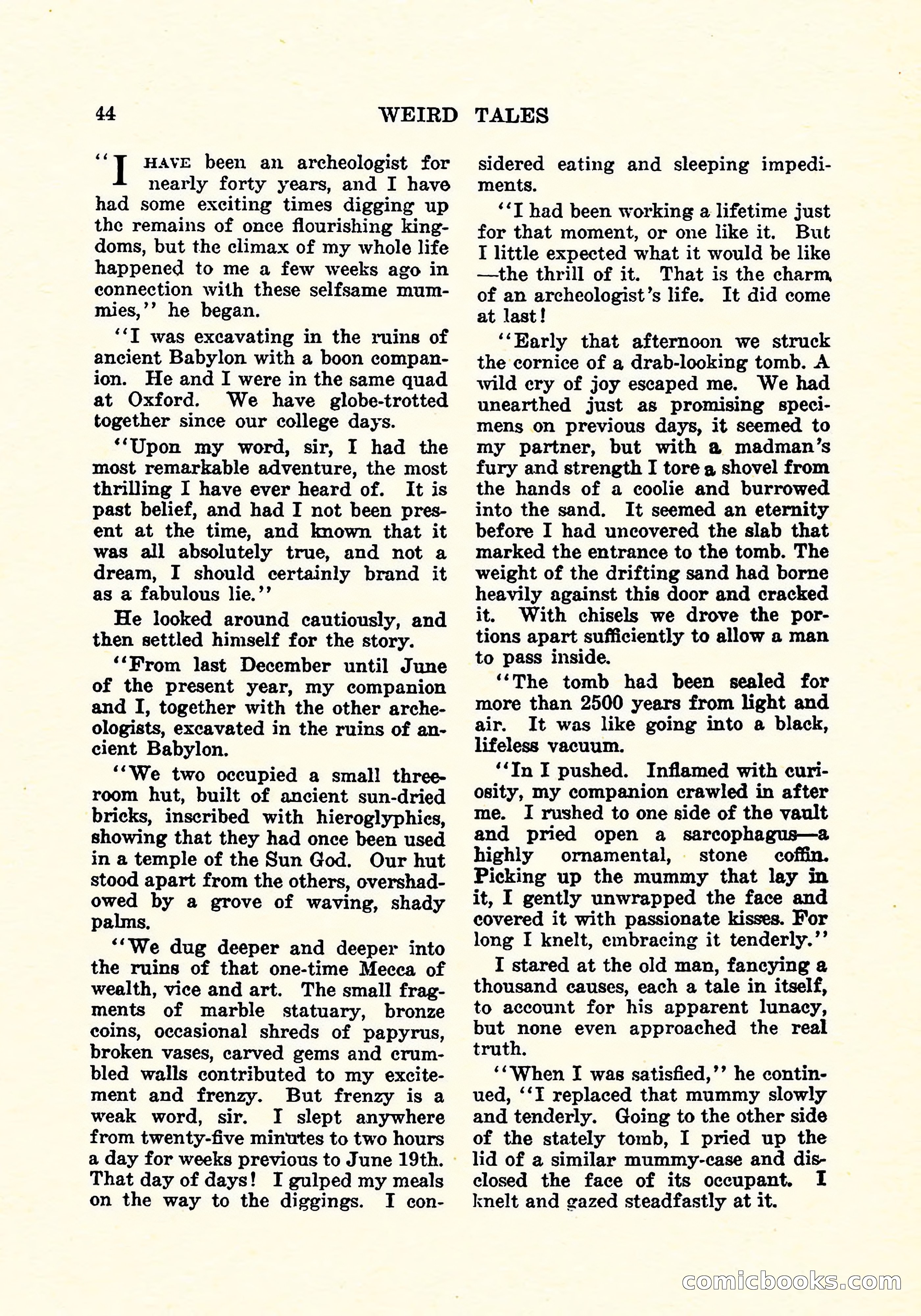 Weird Tales, Vol. 5, No. 3 — page 45 of 194