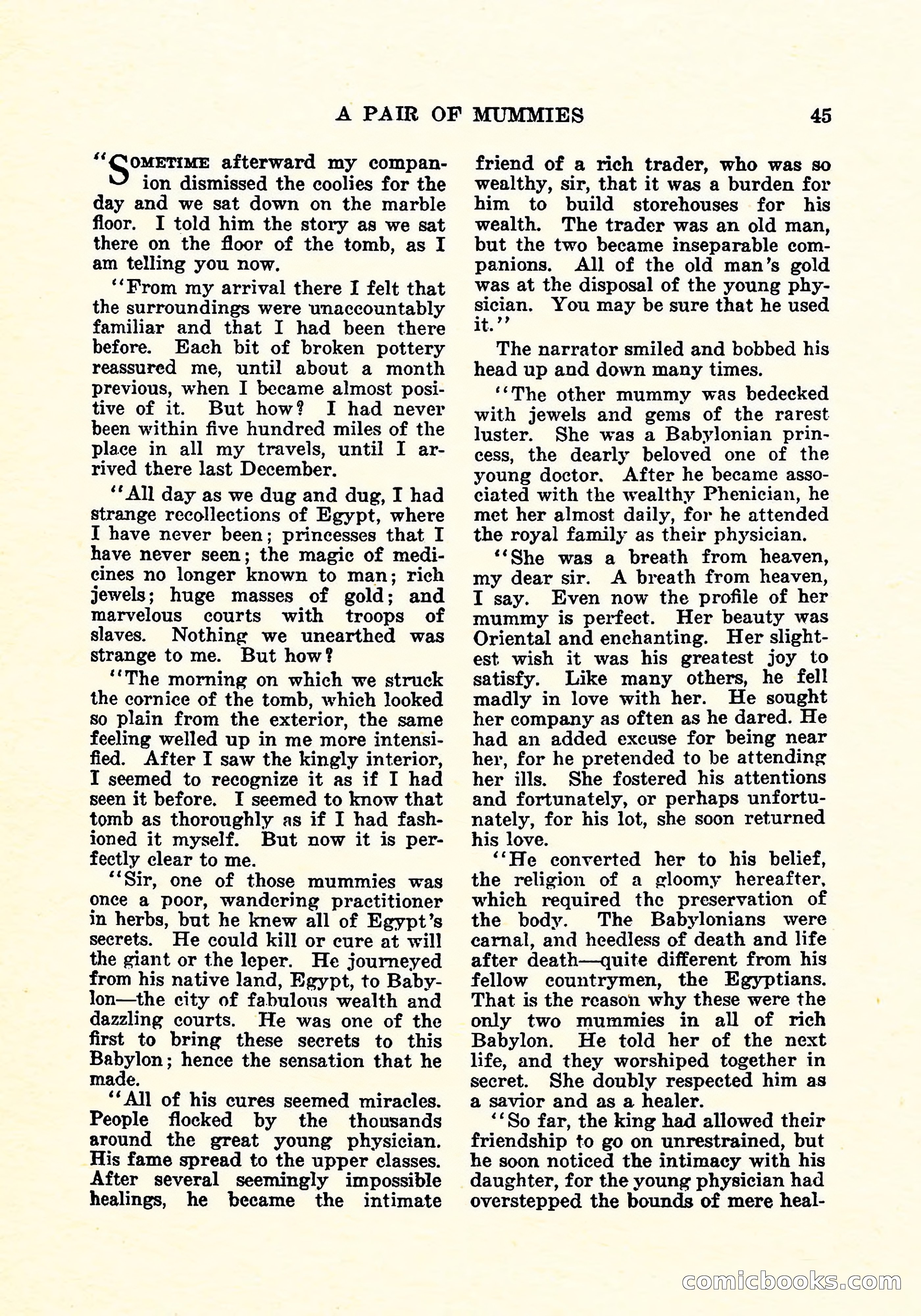 Weird Tales, Vol. 5, No. 3 — page 46 of 194