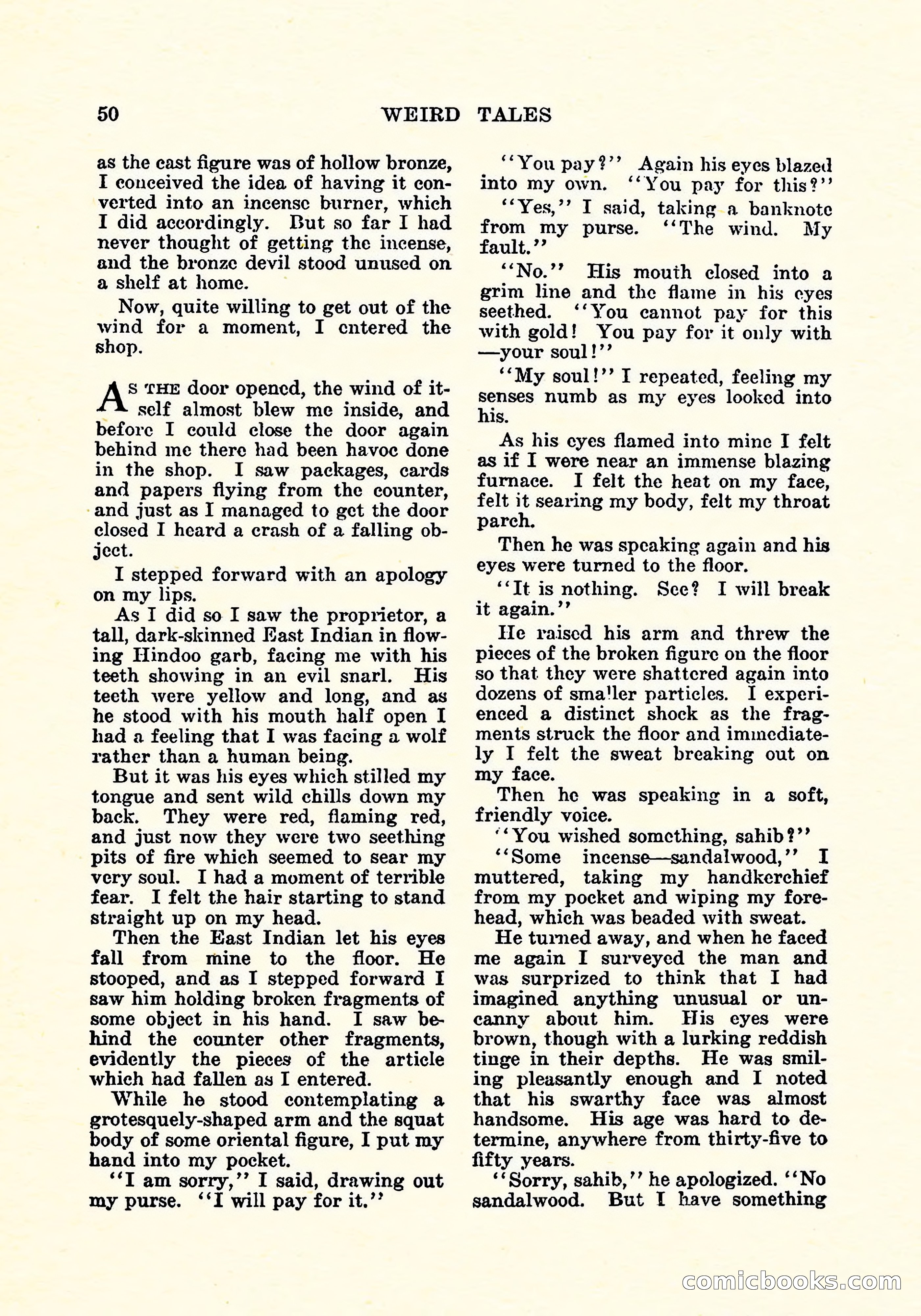 Weird Tales, Vol. 5, No. 3 — page 51 of 194