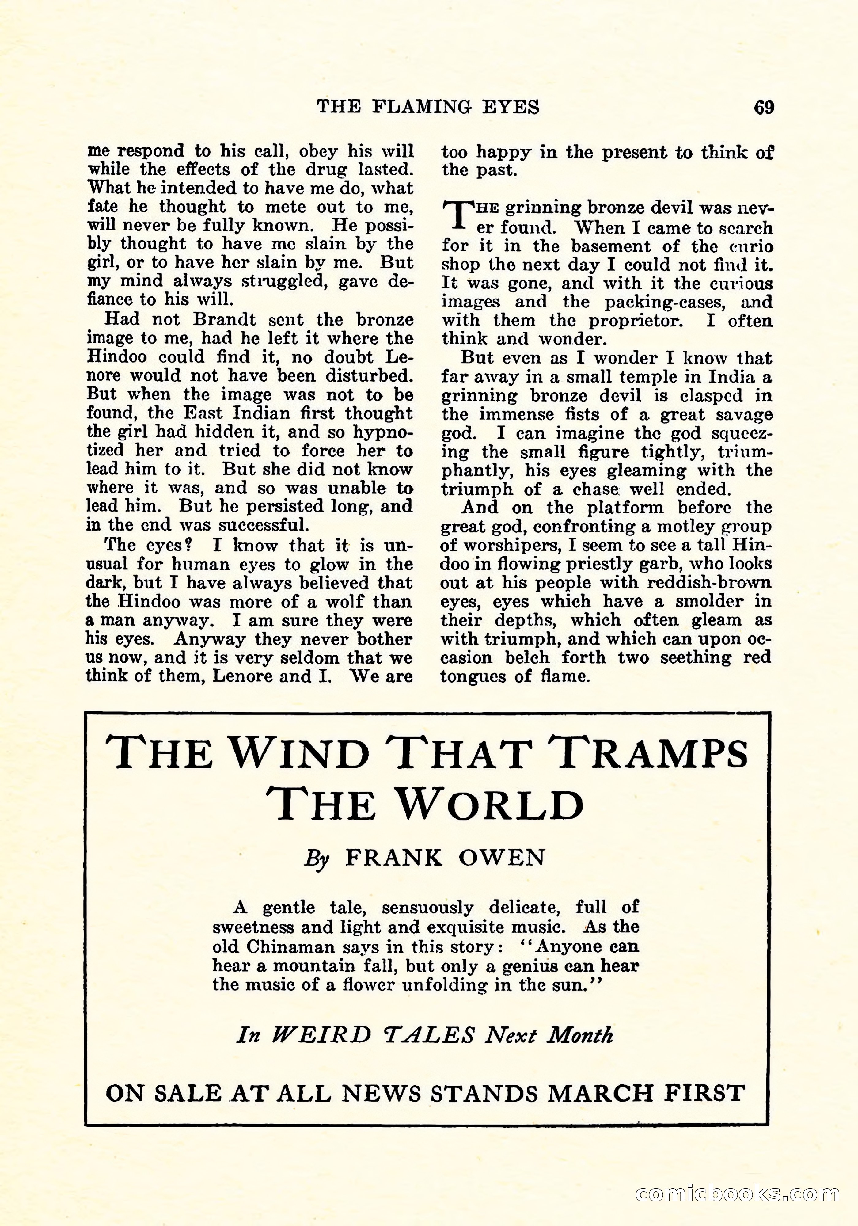 Weird Tales, Vol. 5, No. 3 — page 70 of 194