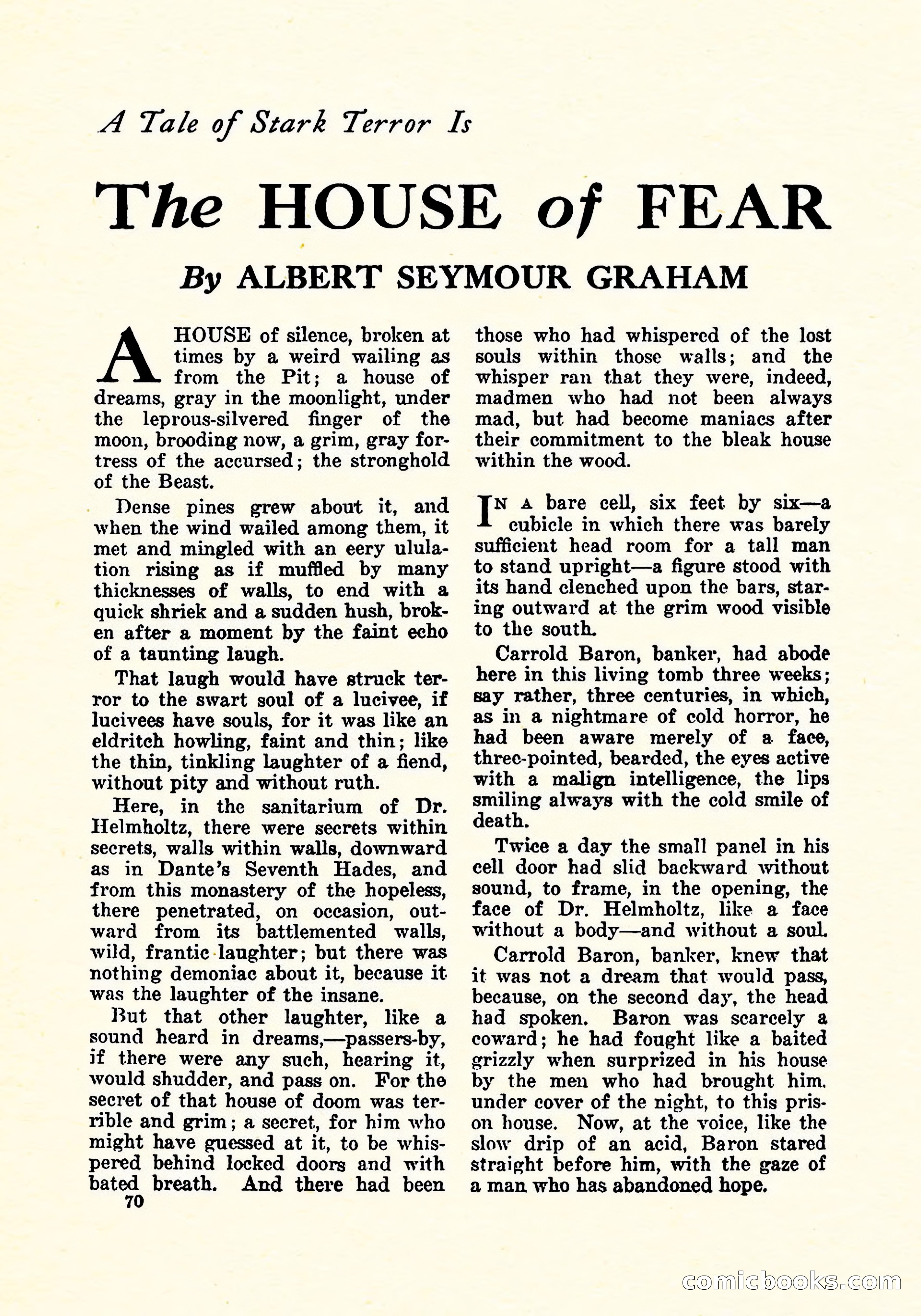 Weird Tales, Vol. 5, No. 3 — page 71 of 194