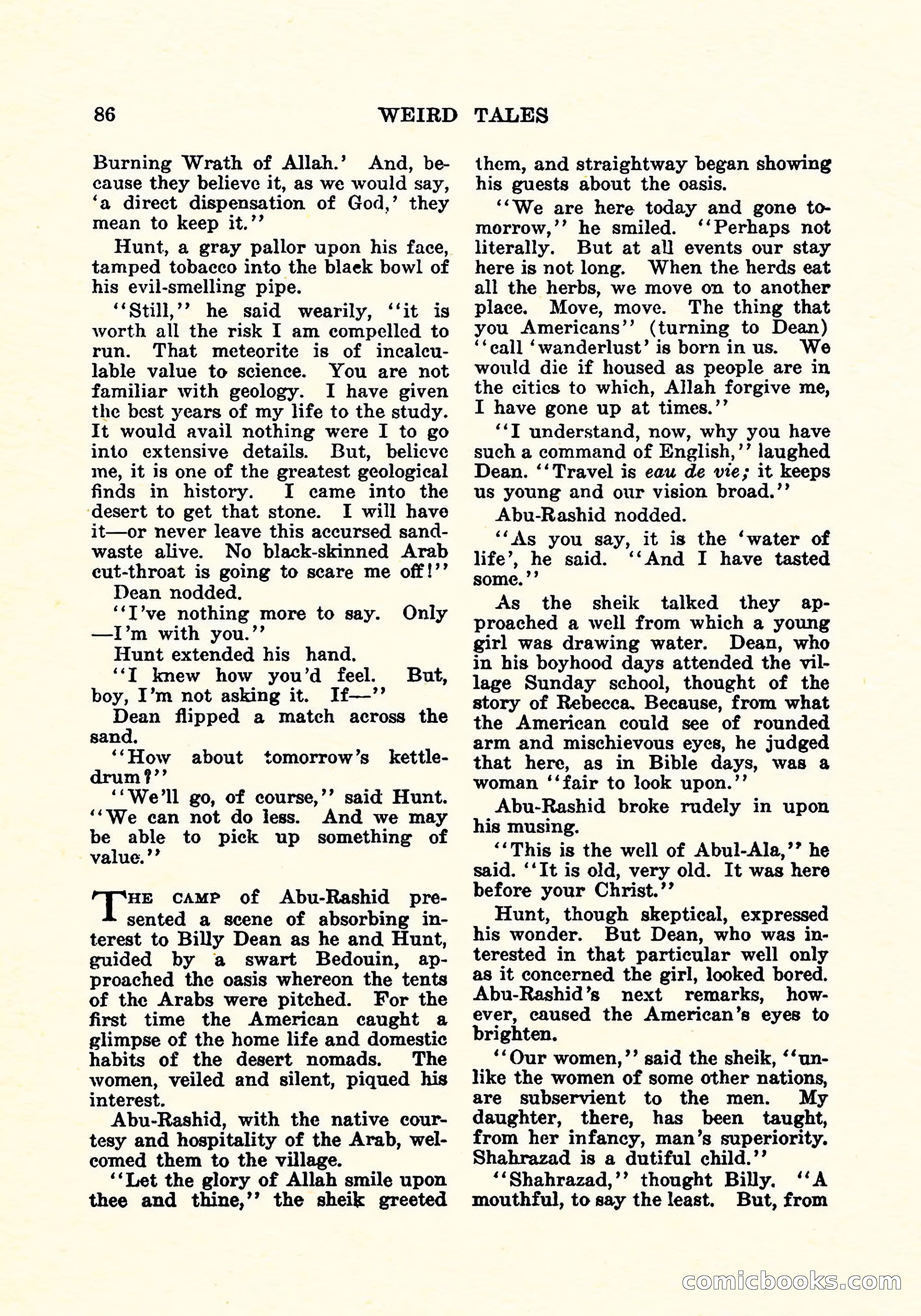 Weird Tales, Vol. 5, No. 3 — page 87 of 194