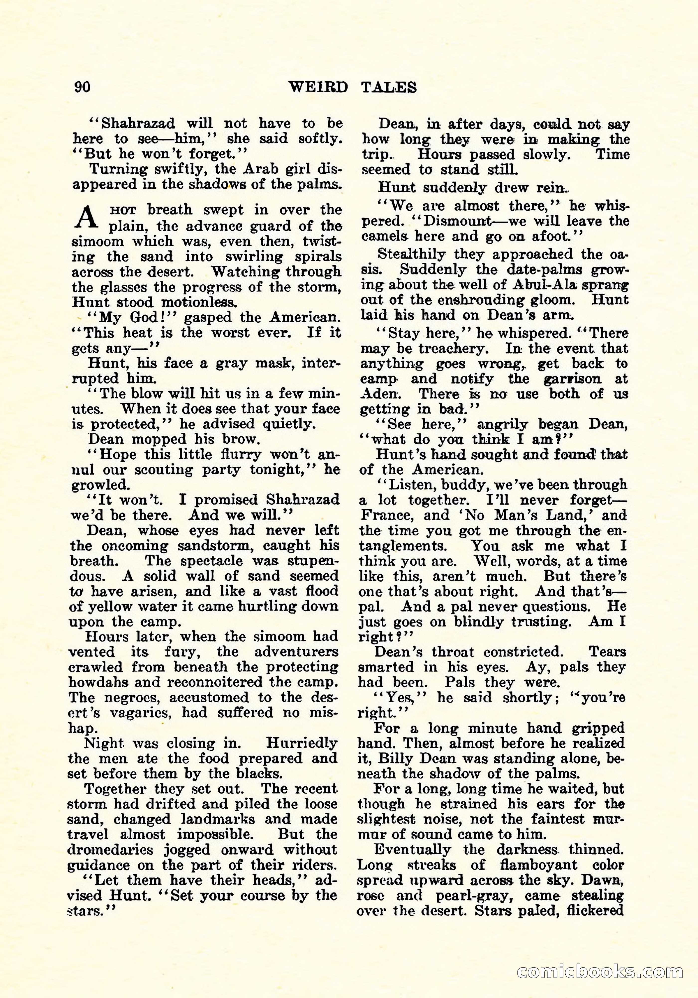 Weird Tales, Vol. 5, No. 3 — page 91 of 194