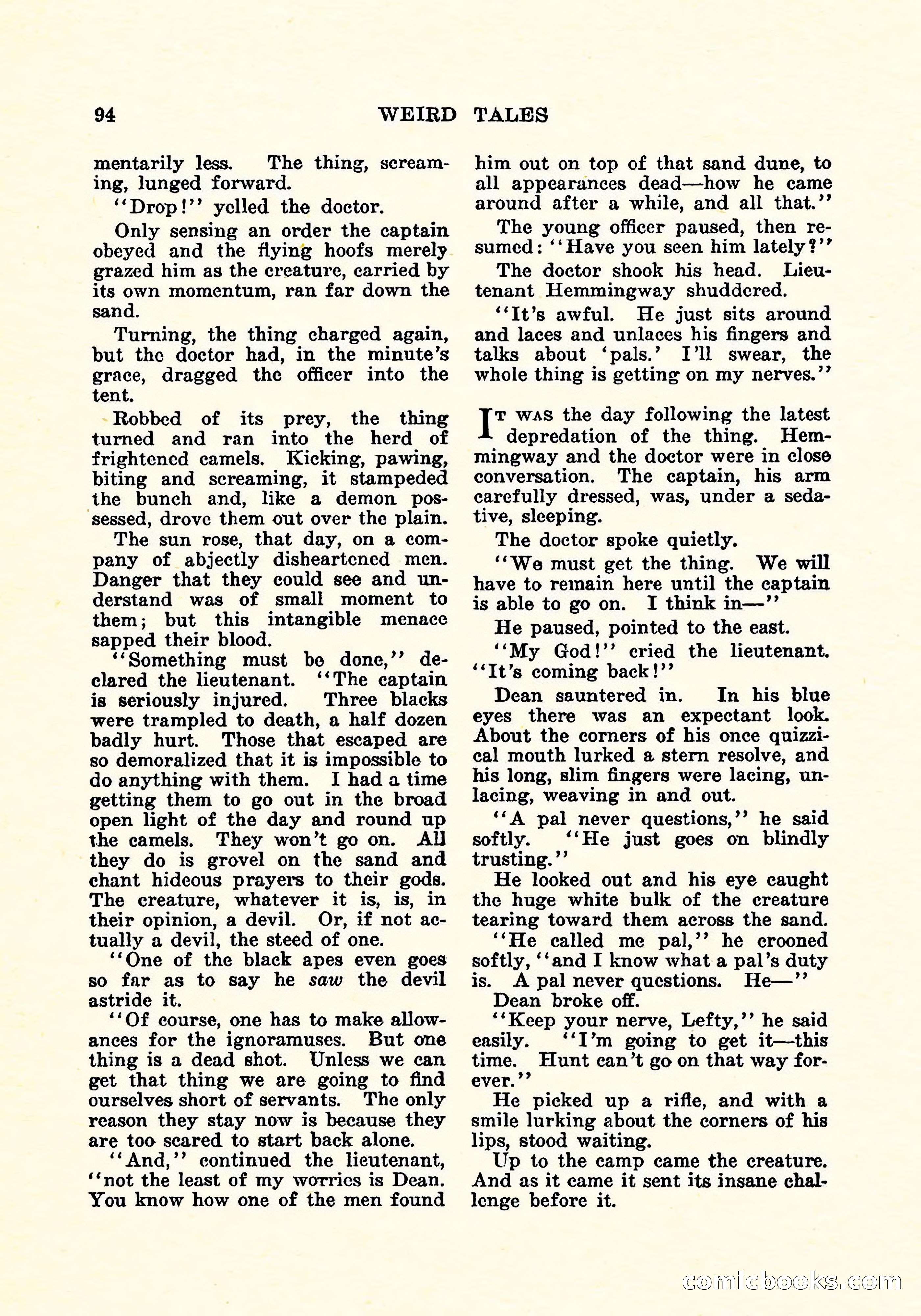 Weird Tales, Vol. 5, No. 3 — page 95 of 194