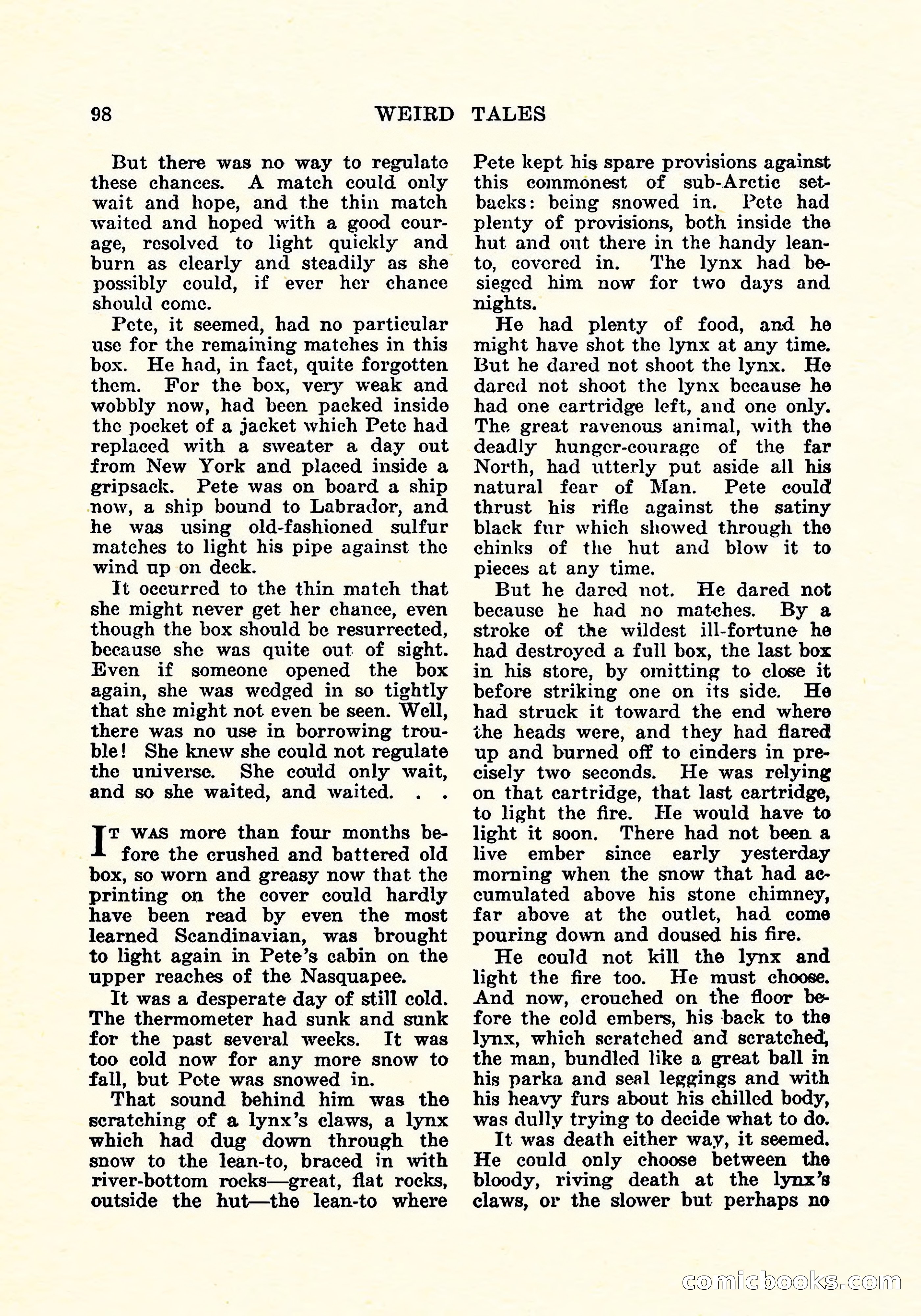 Weird Tales, Vol. 5, No. 3 — page 99 of 194