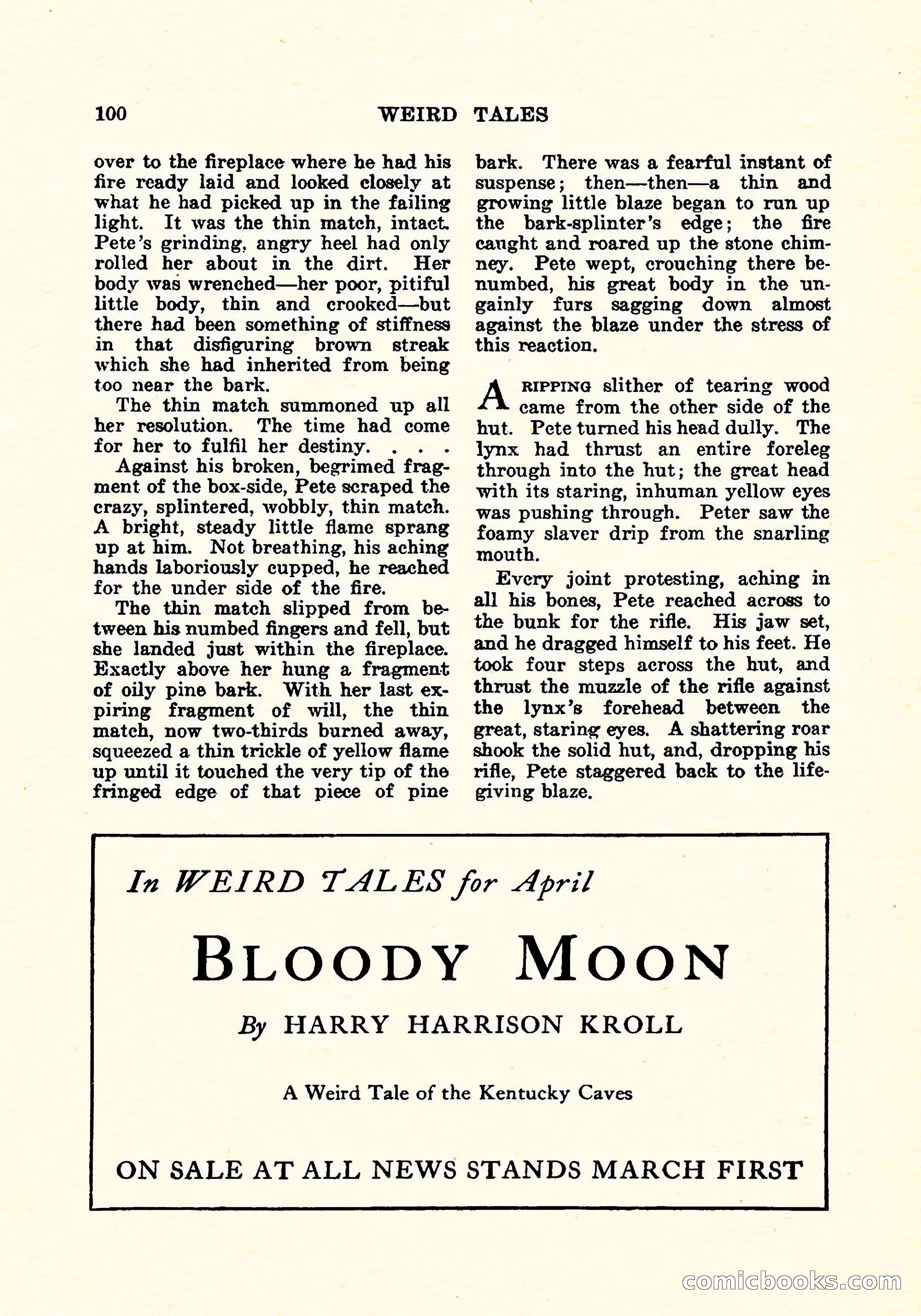 Weird Tales, Vol. 5, No. 3 — page 101 of 194