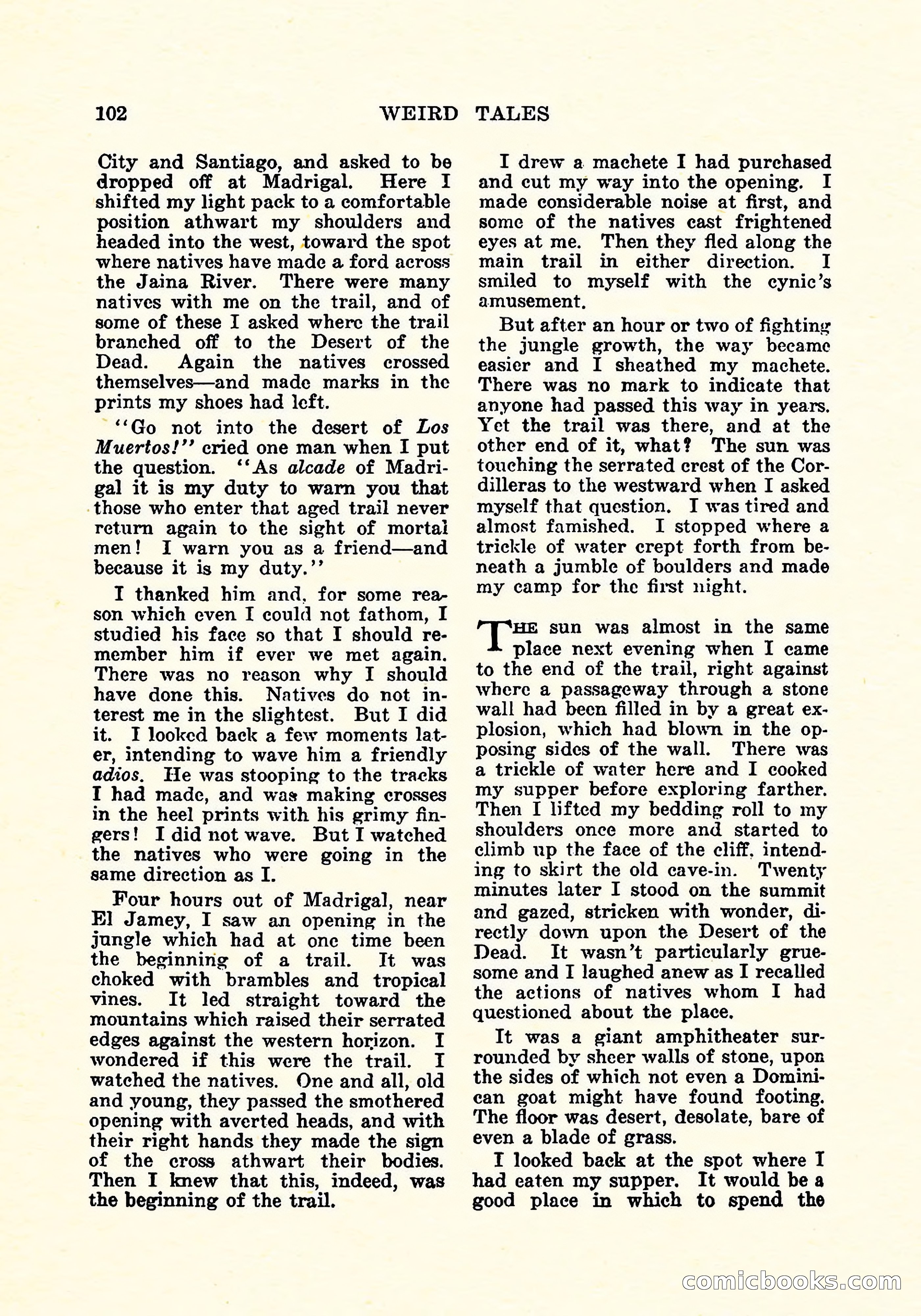 Weird Tales, Vol. 5, No. 3 — page 103 of 194