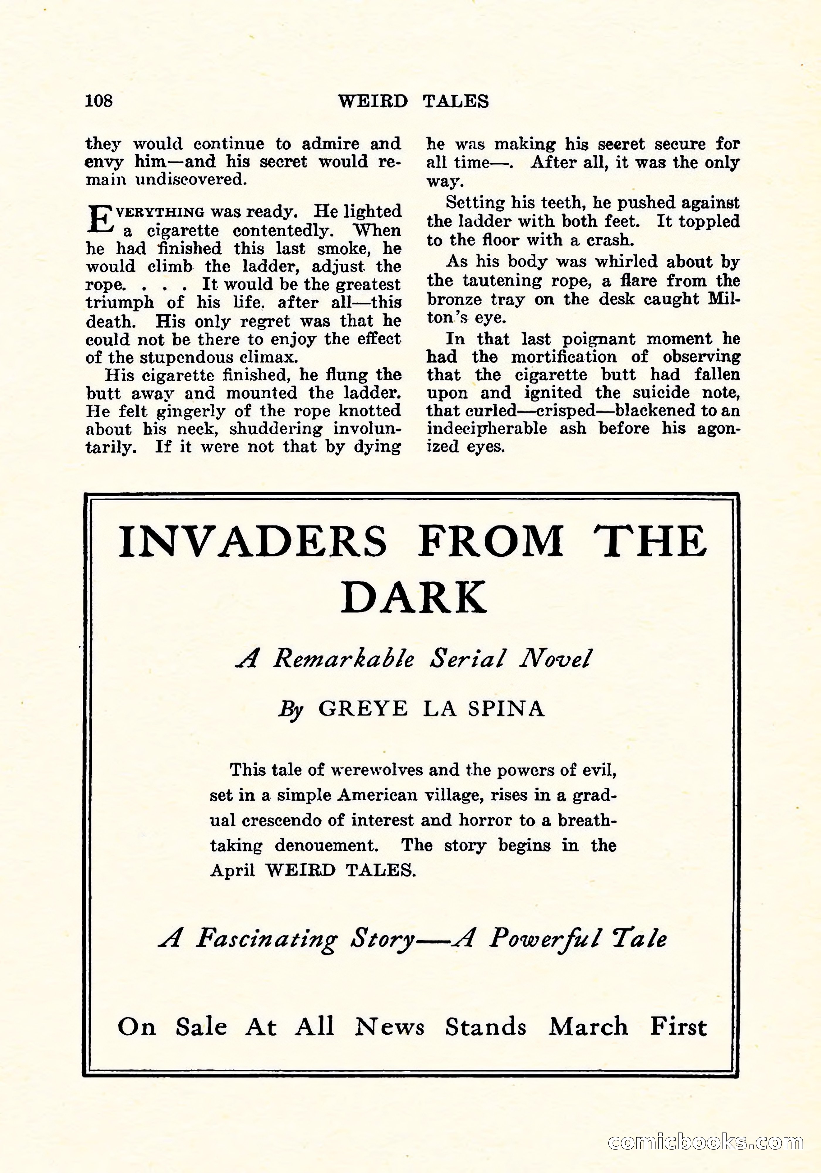 Weird Tales, Vol. 5, No. 3 — page 109 of 194