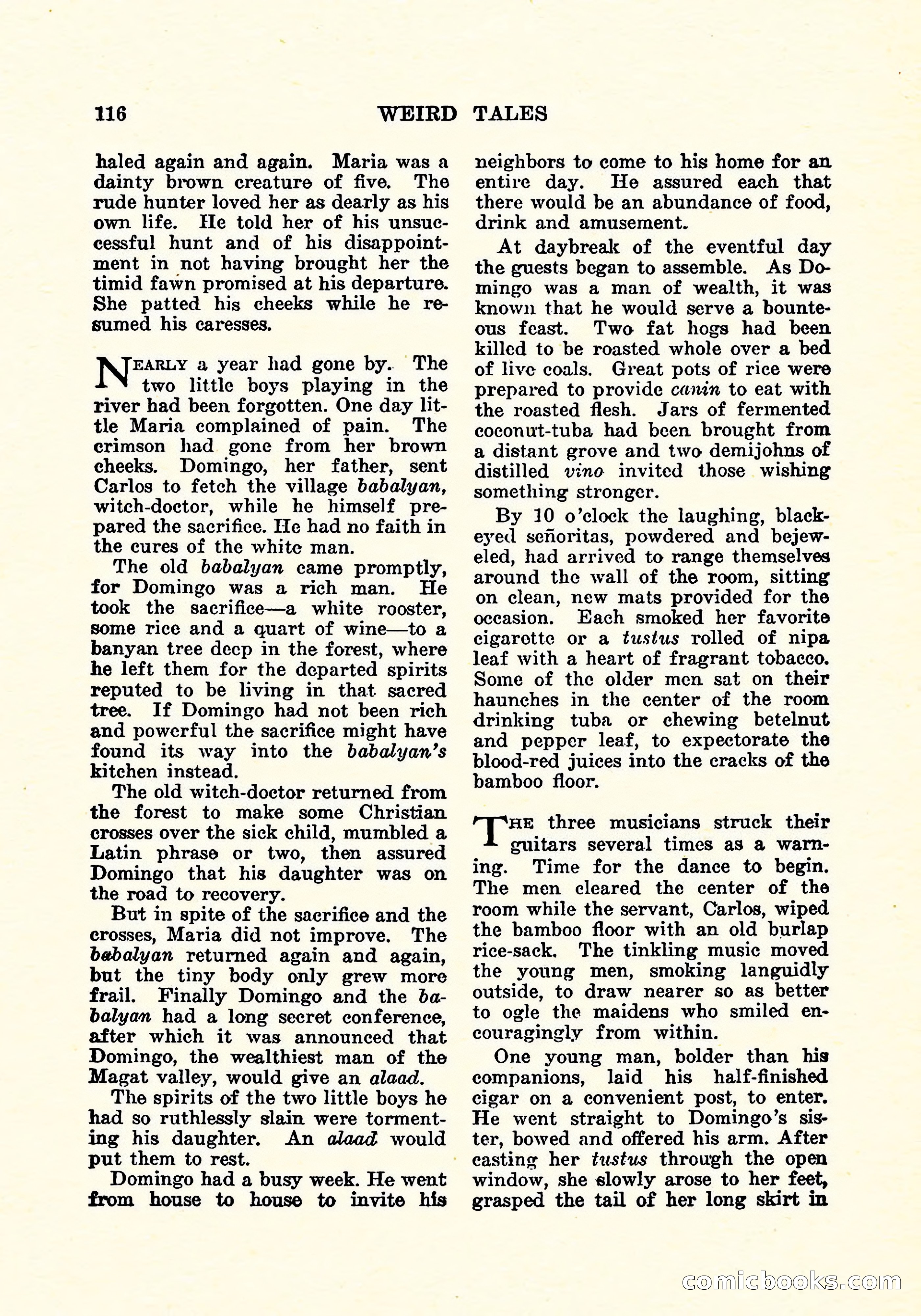 Weird Tales, Vol. 5, No. 3 — page 117 of 194
