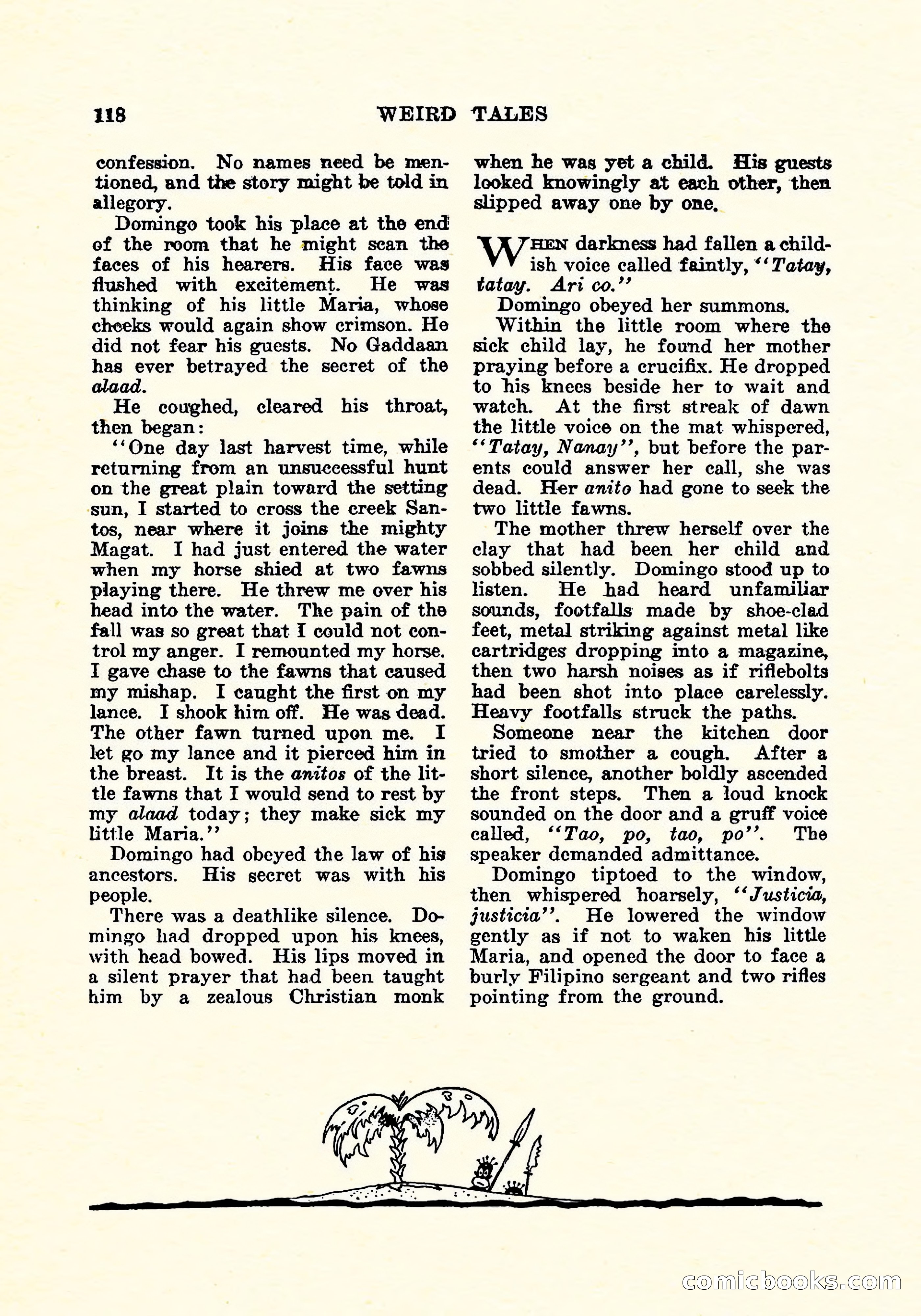 Weird Tales, Vol. 5, No. 3 — page 119 of 194