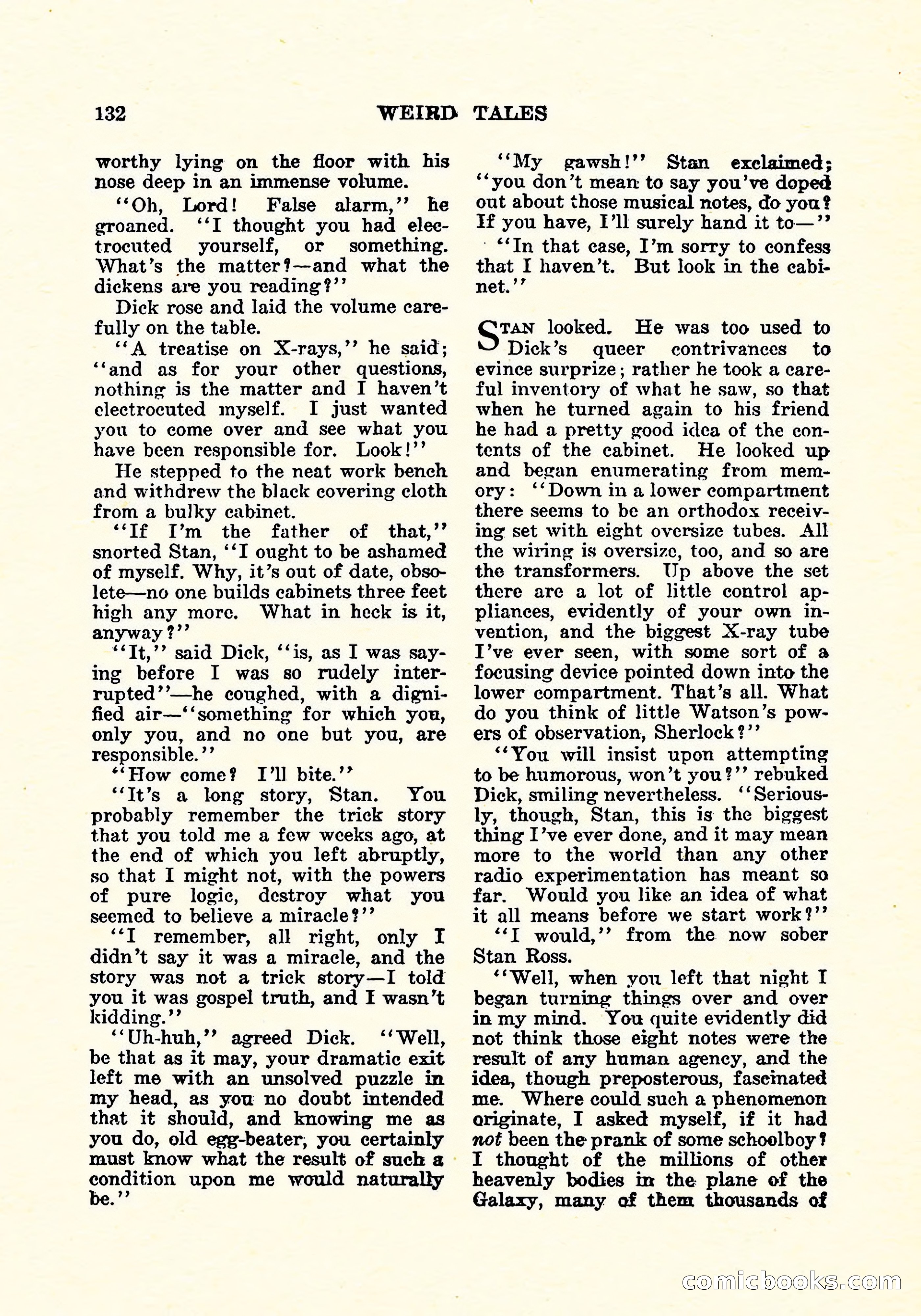 Weird Tales, Vol. 5, No. 3 — page 133 of 194