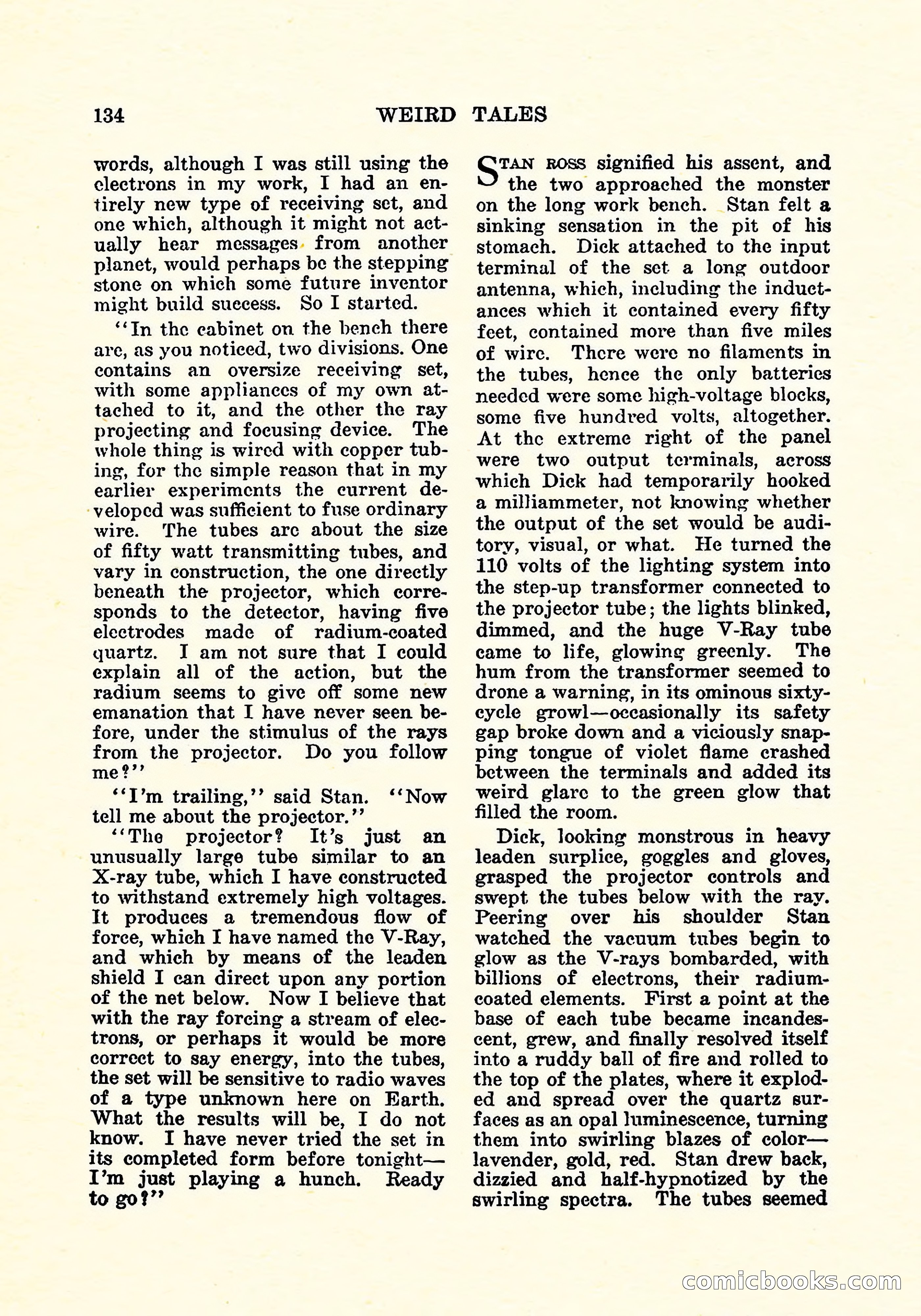 Weird Tales, Vol. 5, No. 3 — page 135 of 194