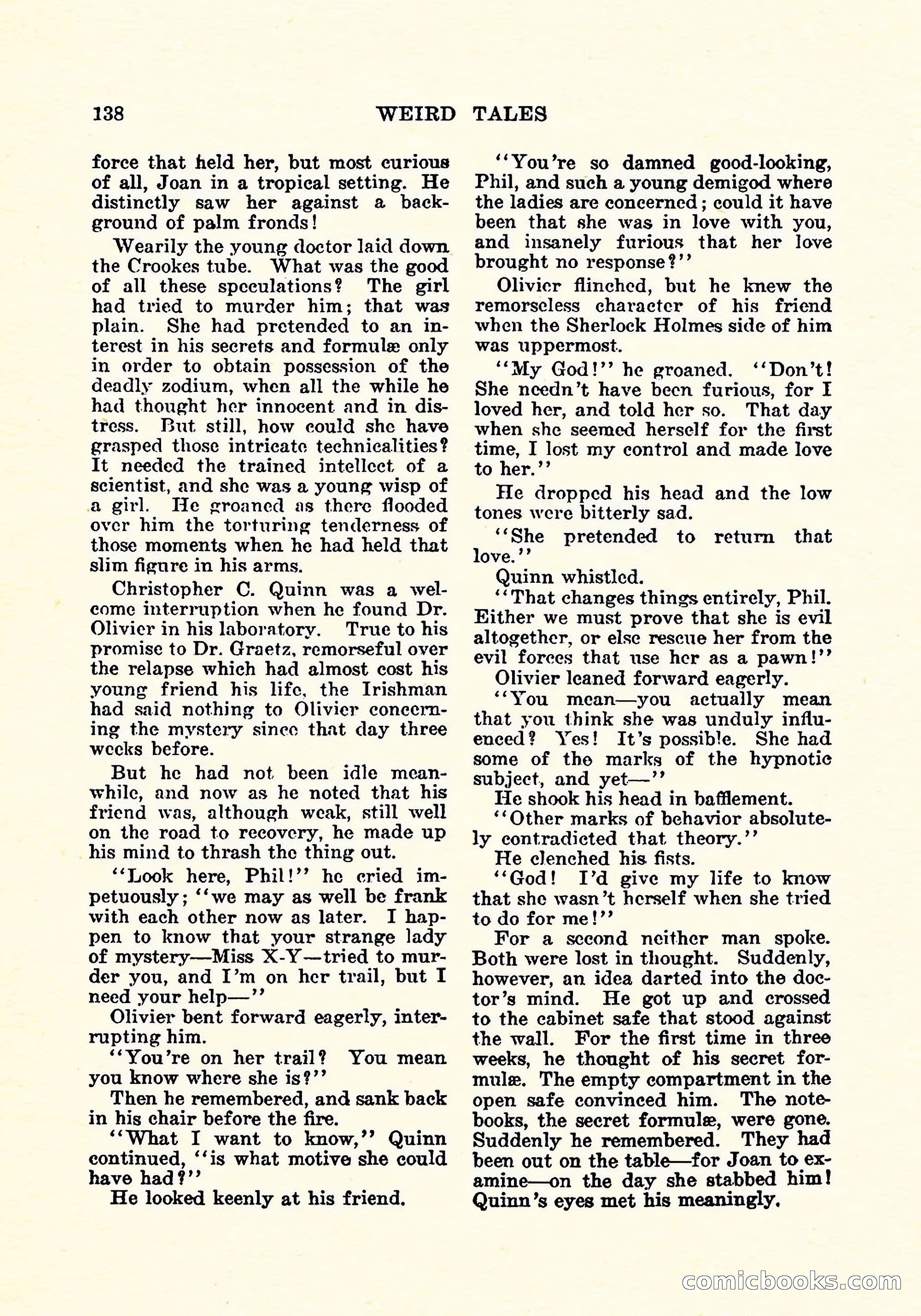 Weird Tales, Vol. 5, No. 3 — page 139 of 194