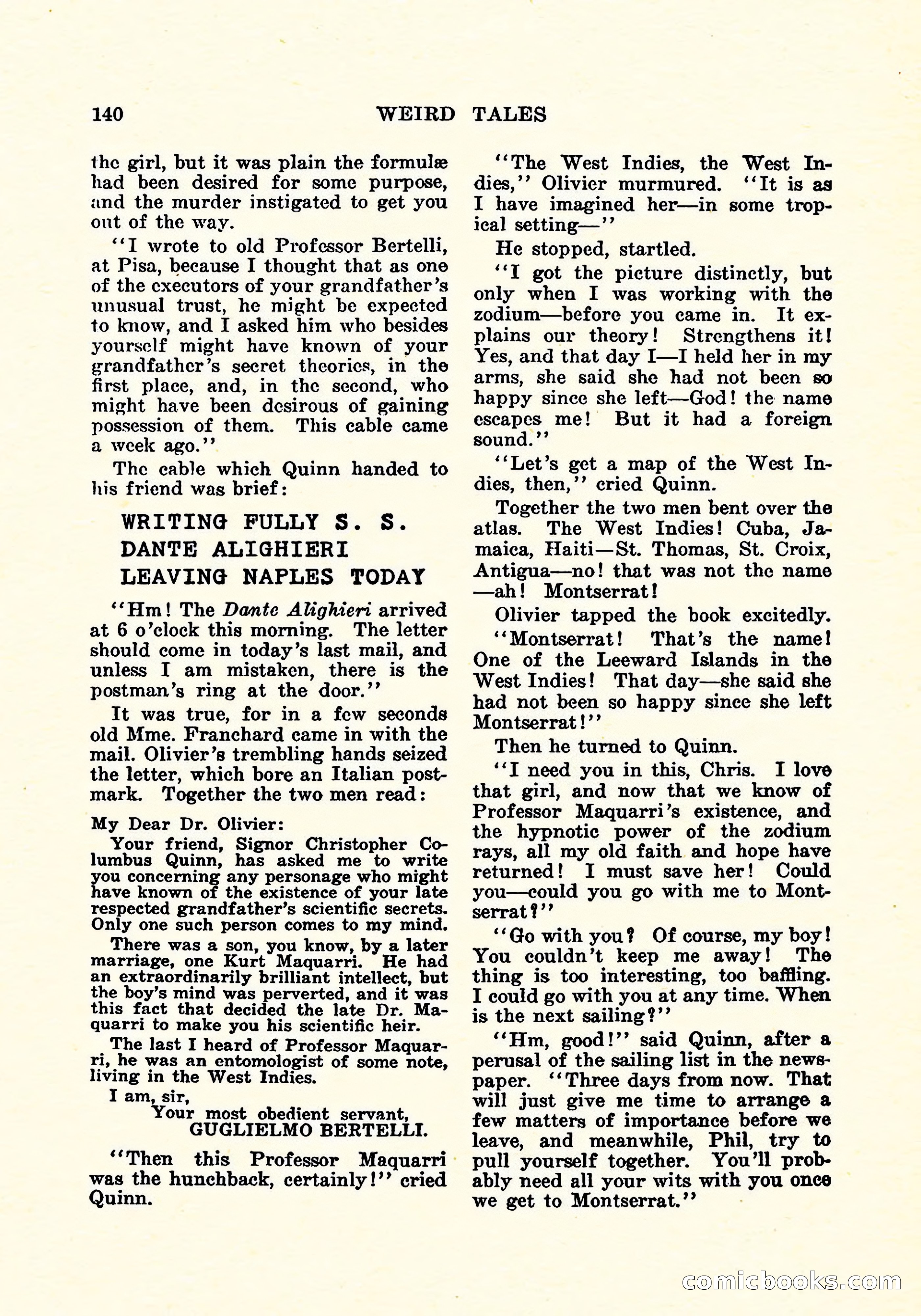 Weird Tales, Vol. 5, No. 3 — page 141 of 194