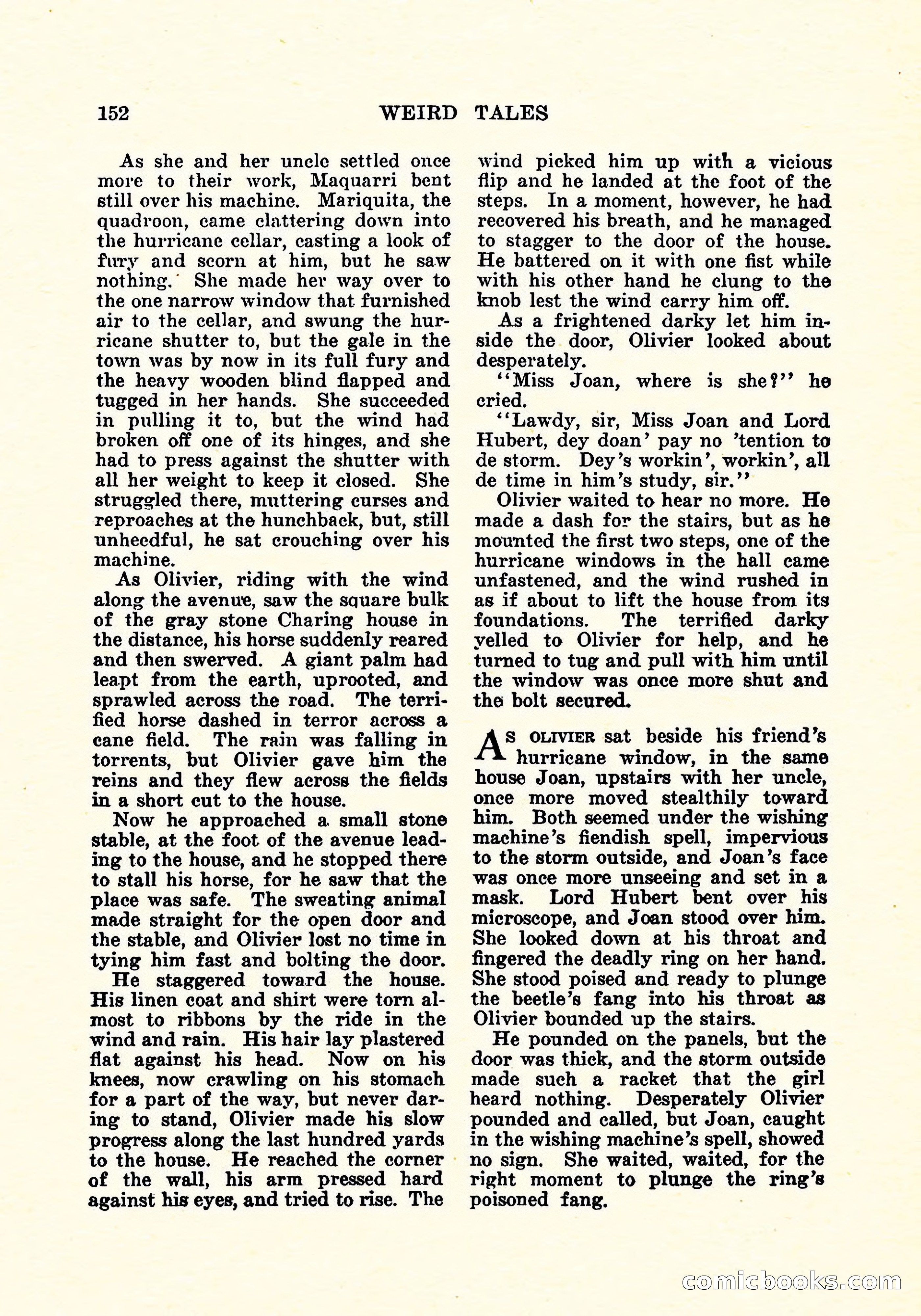 Weird Tales, Vol. 5, No. 3 — page 153 of 194