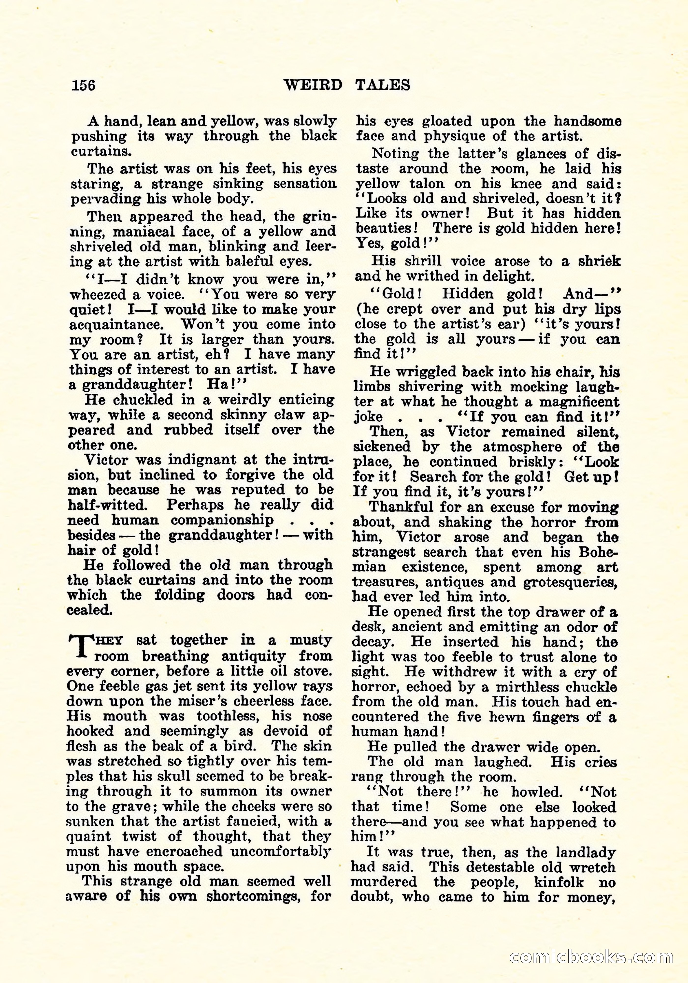 Weird Tales, Vol. 5, No. 3 — page 157 of 194