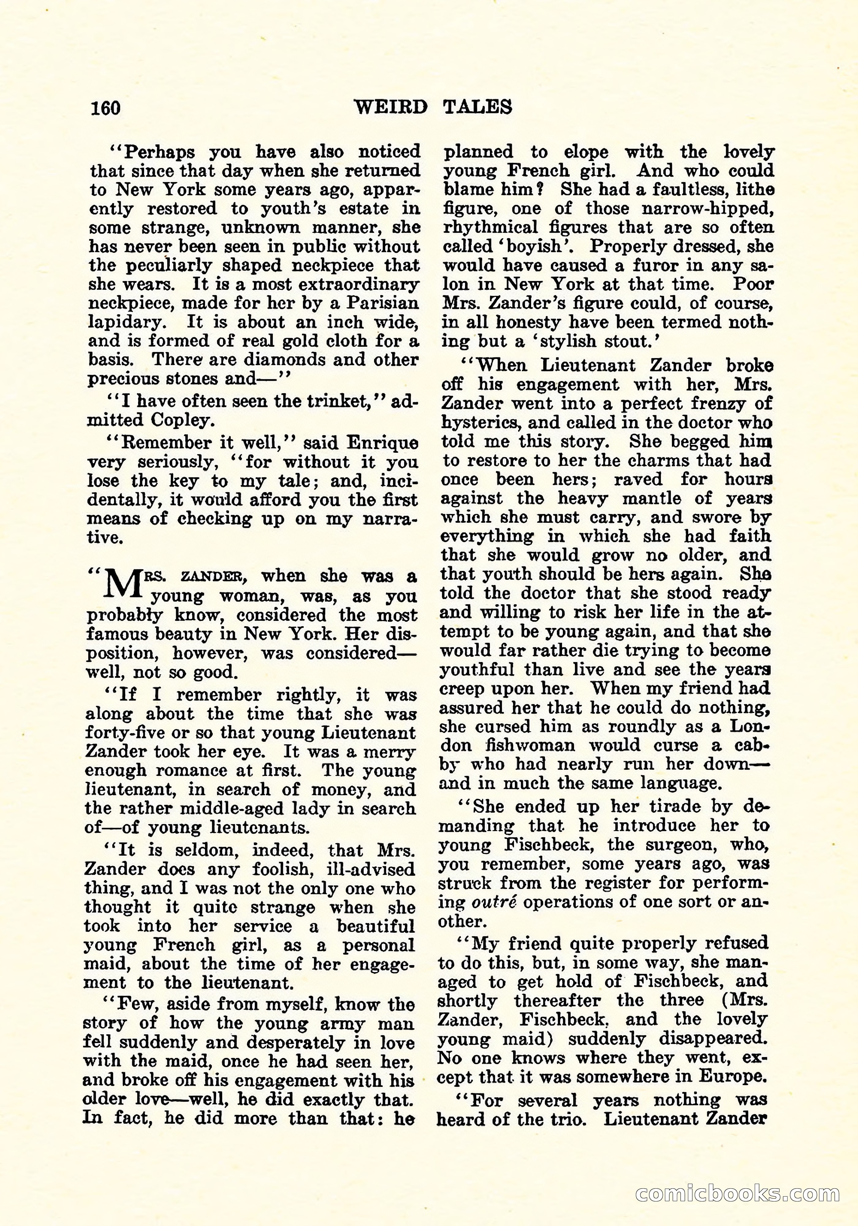 Weird Tales, Vol. 5, No. 3 — page 161 of 194