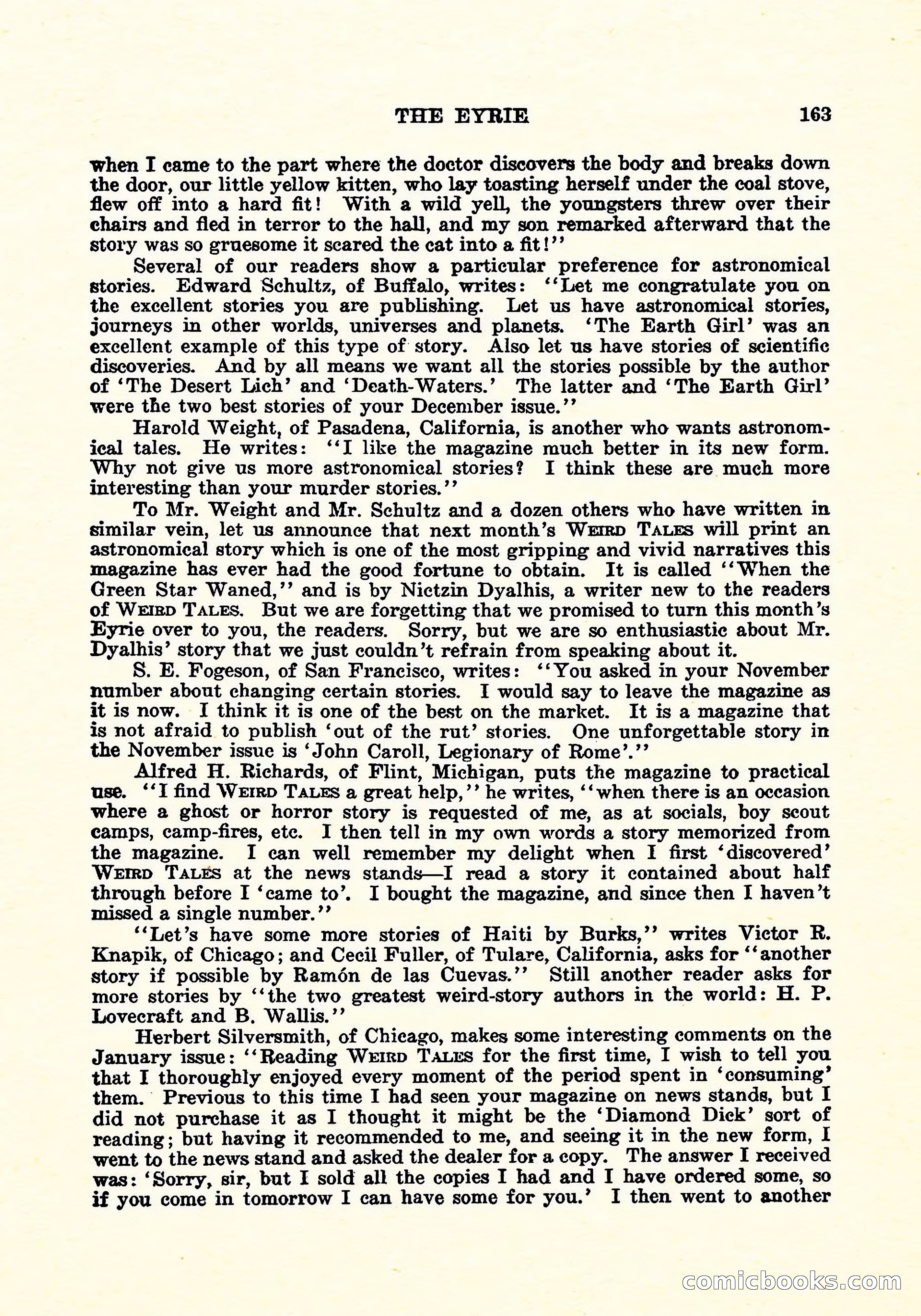 Weird Tales, Vol. 5, No. 3 — page 164 of 194
