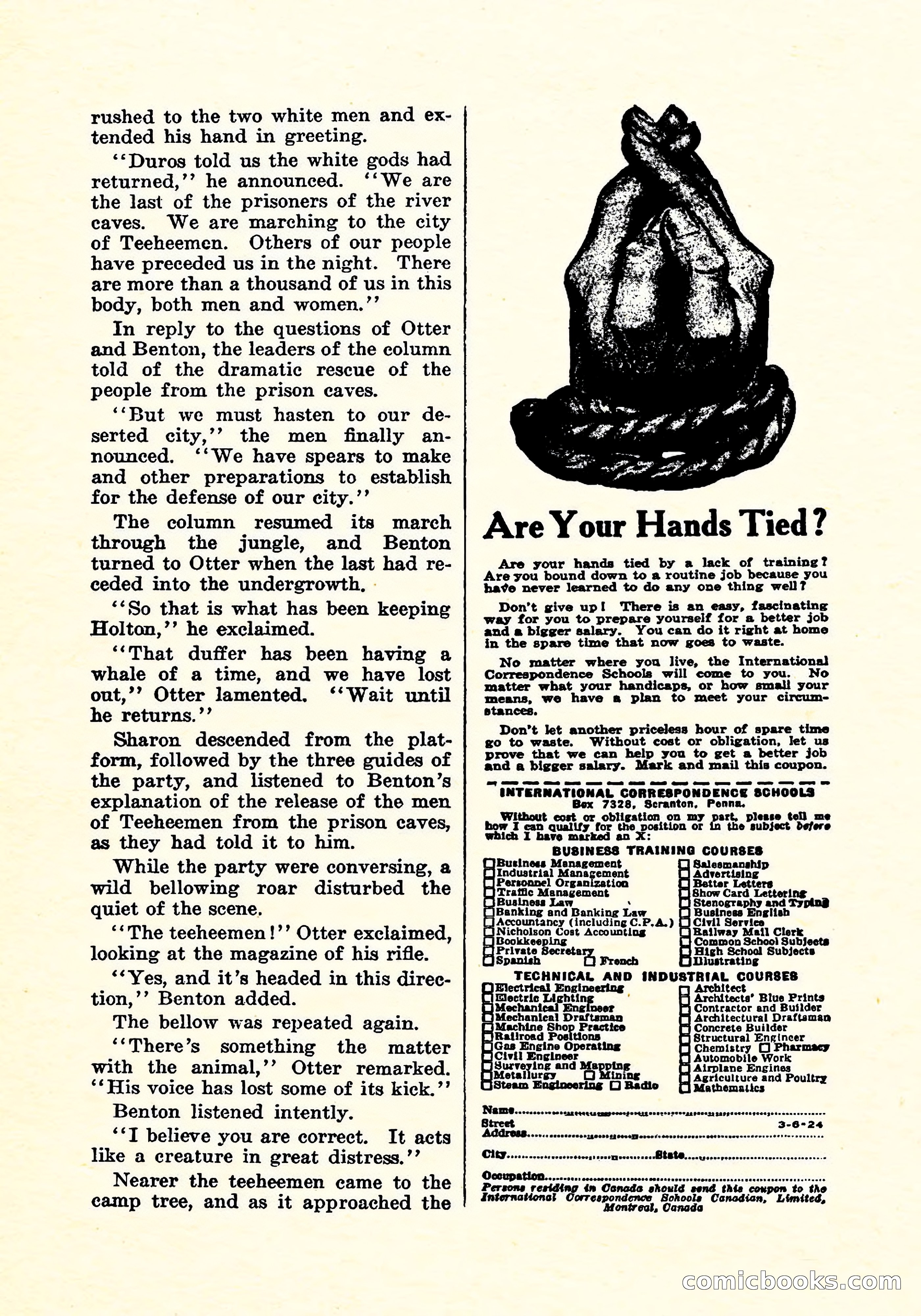 Weird Tales, Vol. 5, No. 3 — page 170 of 194