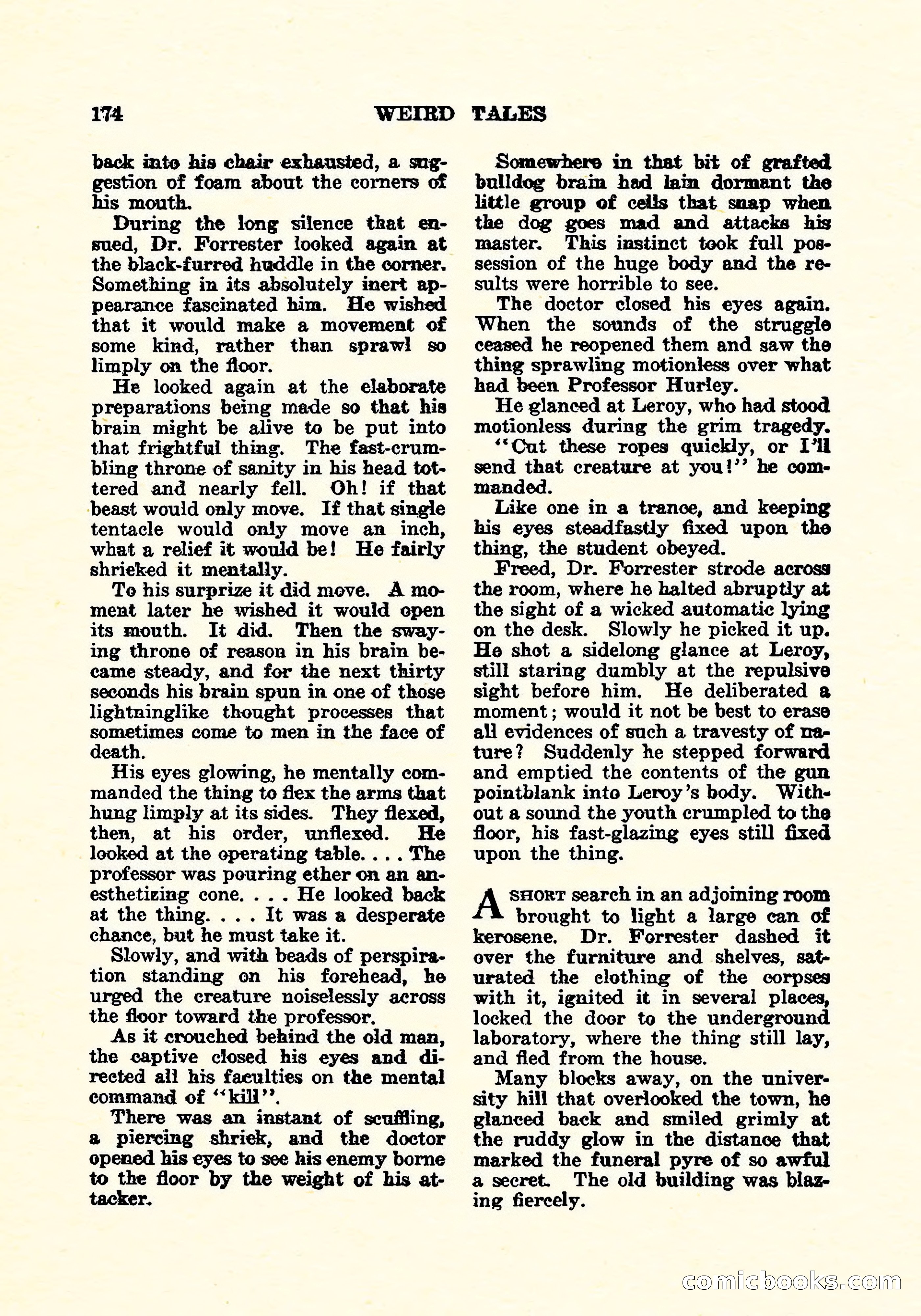 Weird Tales, Vol. 5, No. 3 — page 175 of 194
