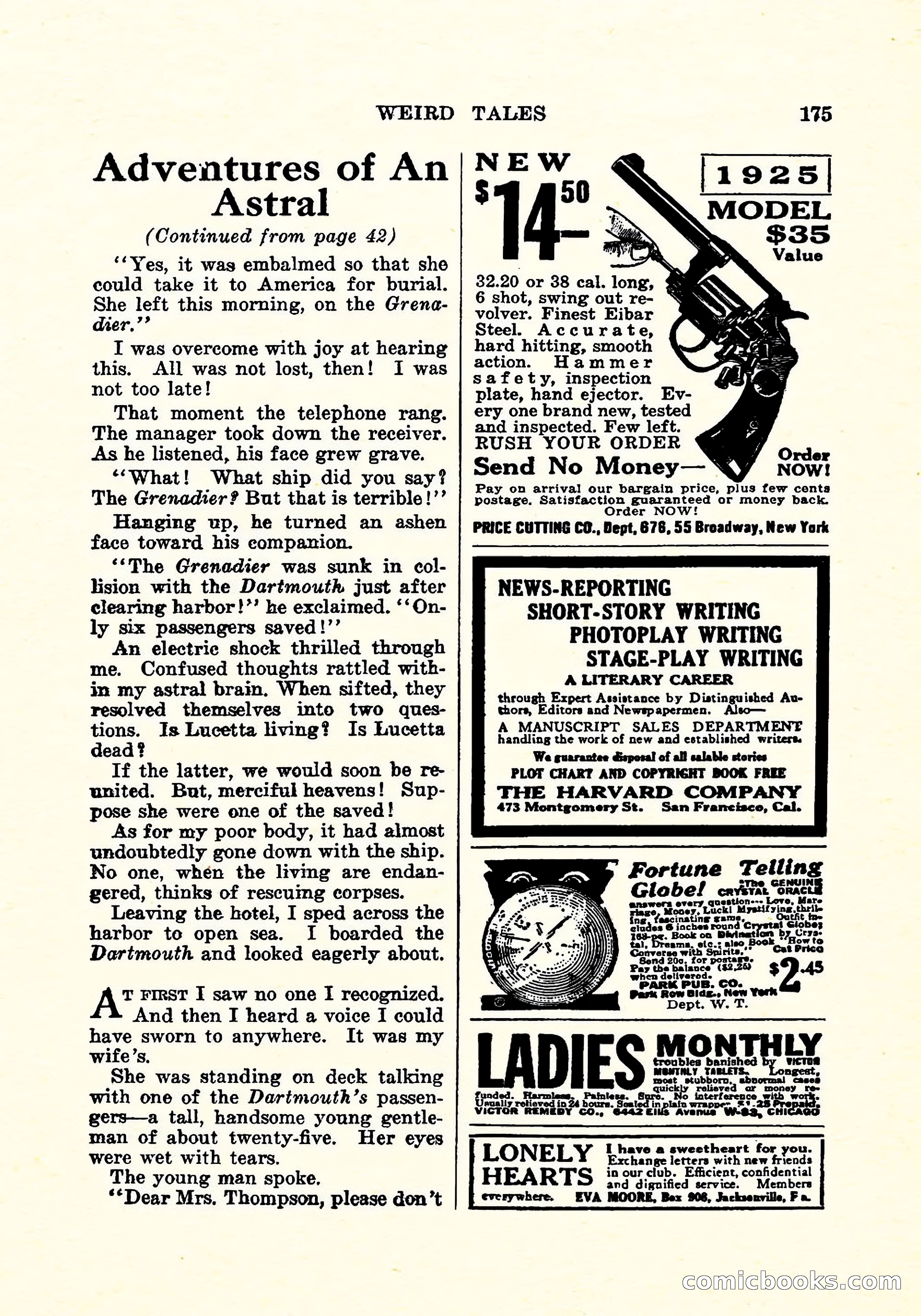 Weird Tales, Vol. 5, No. 3 — page 176 of 194