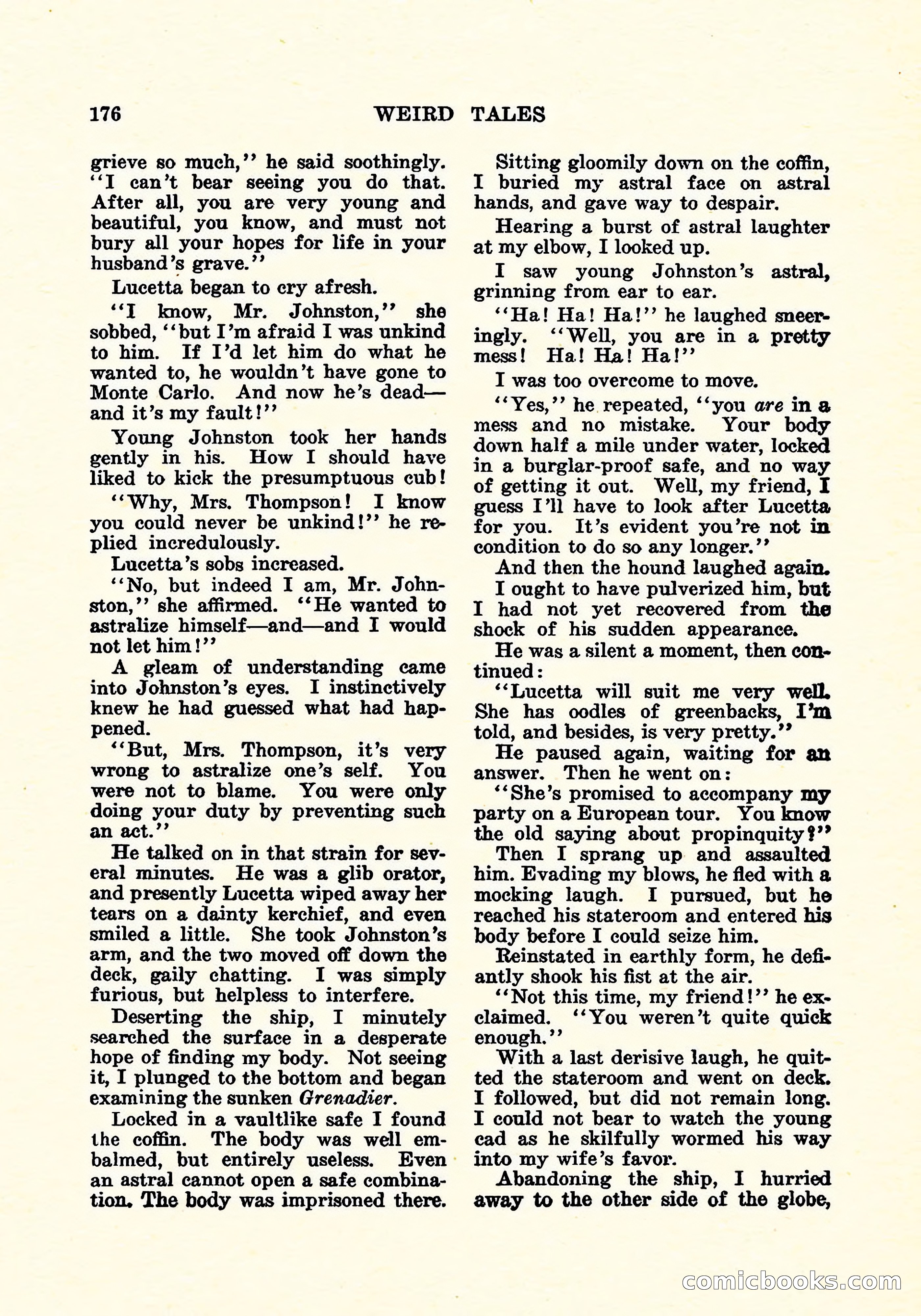 Weird Tales, Vol. 5, No. 3 — page 177 of 194