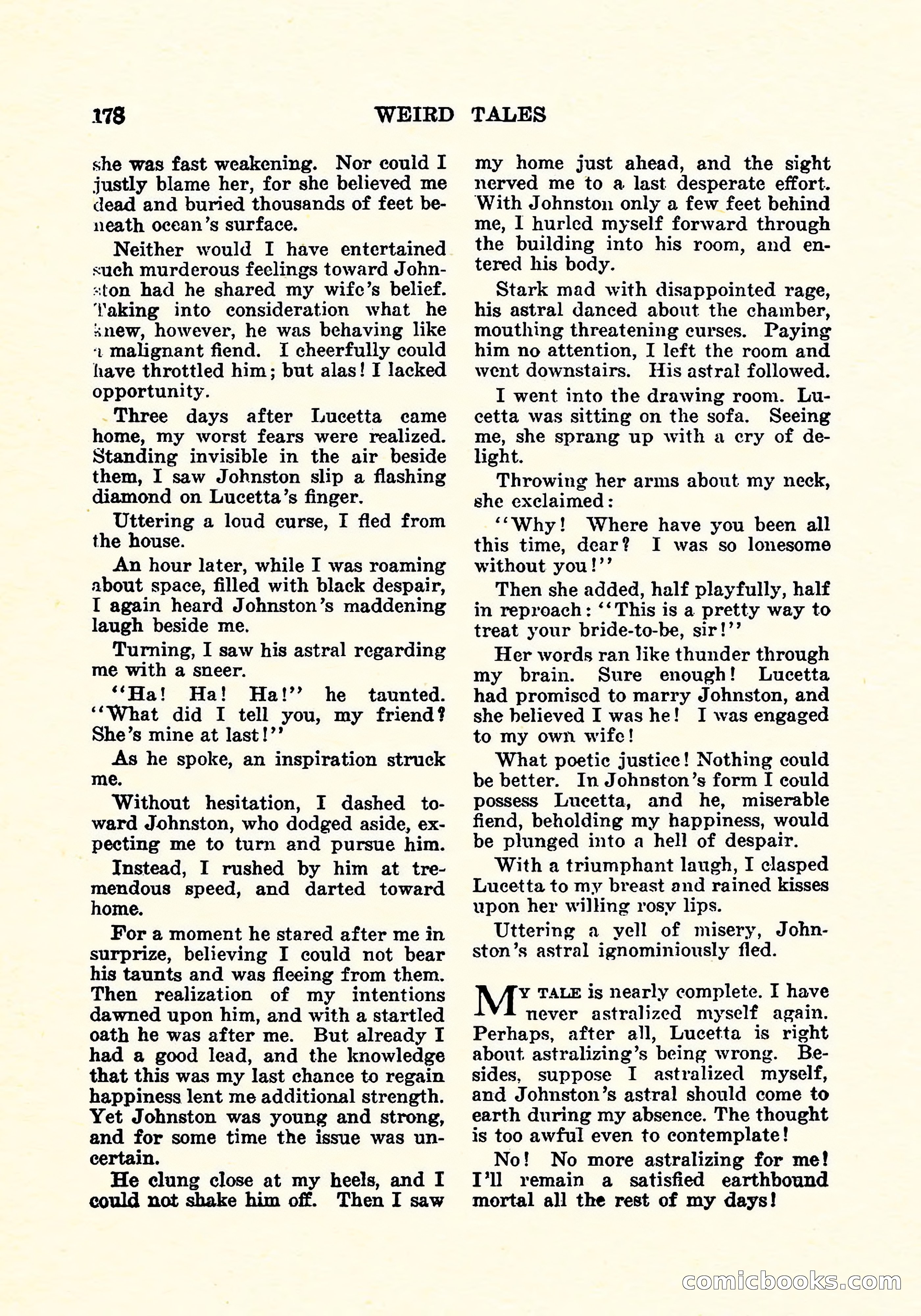 Weird Tales, Vol. 5, No. 3 — page 179 of 194