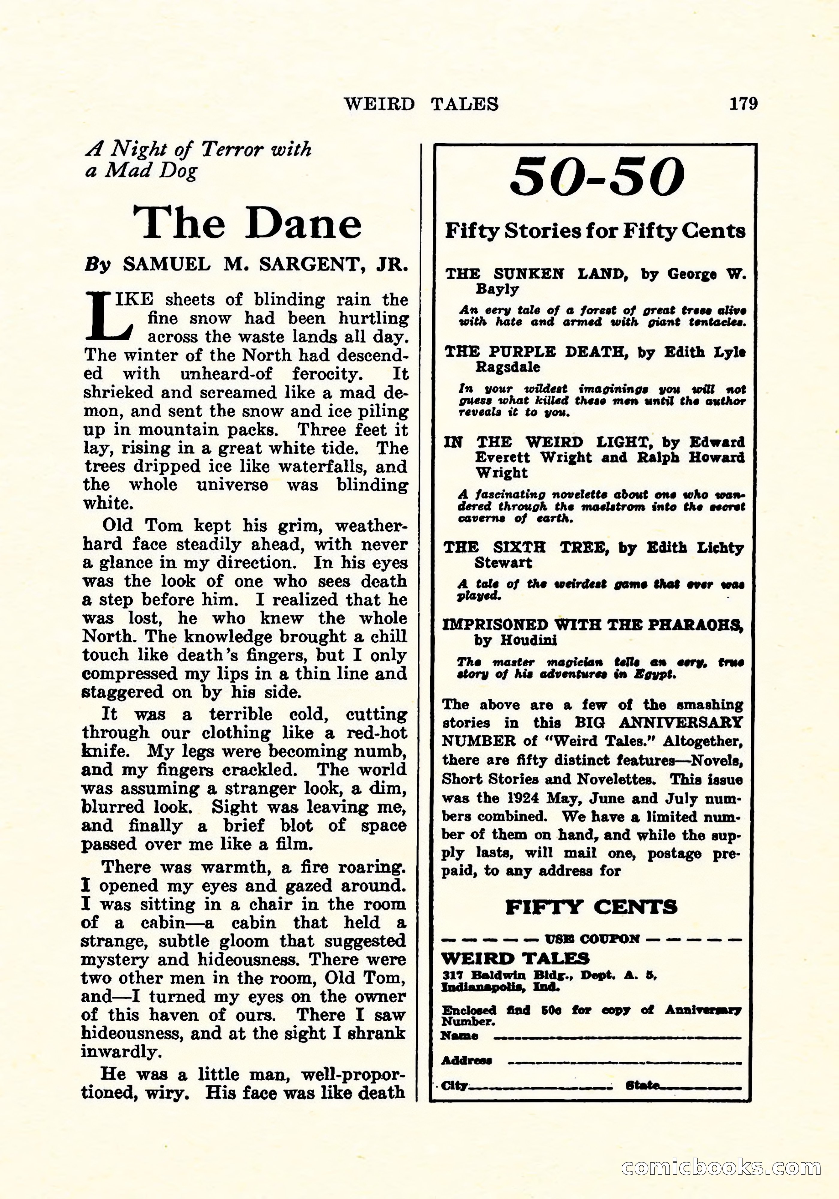 Weird Tales, Vol. 5, No. 3 — page 180 of 194