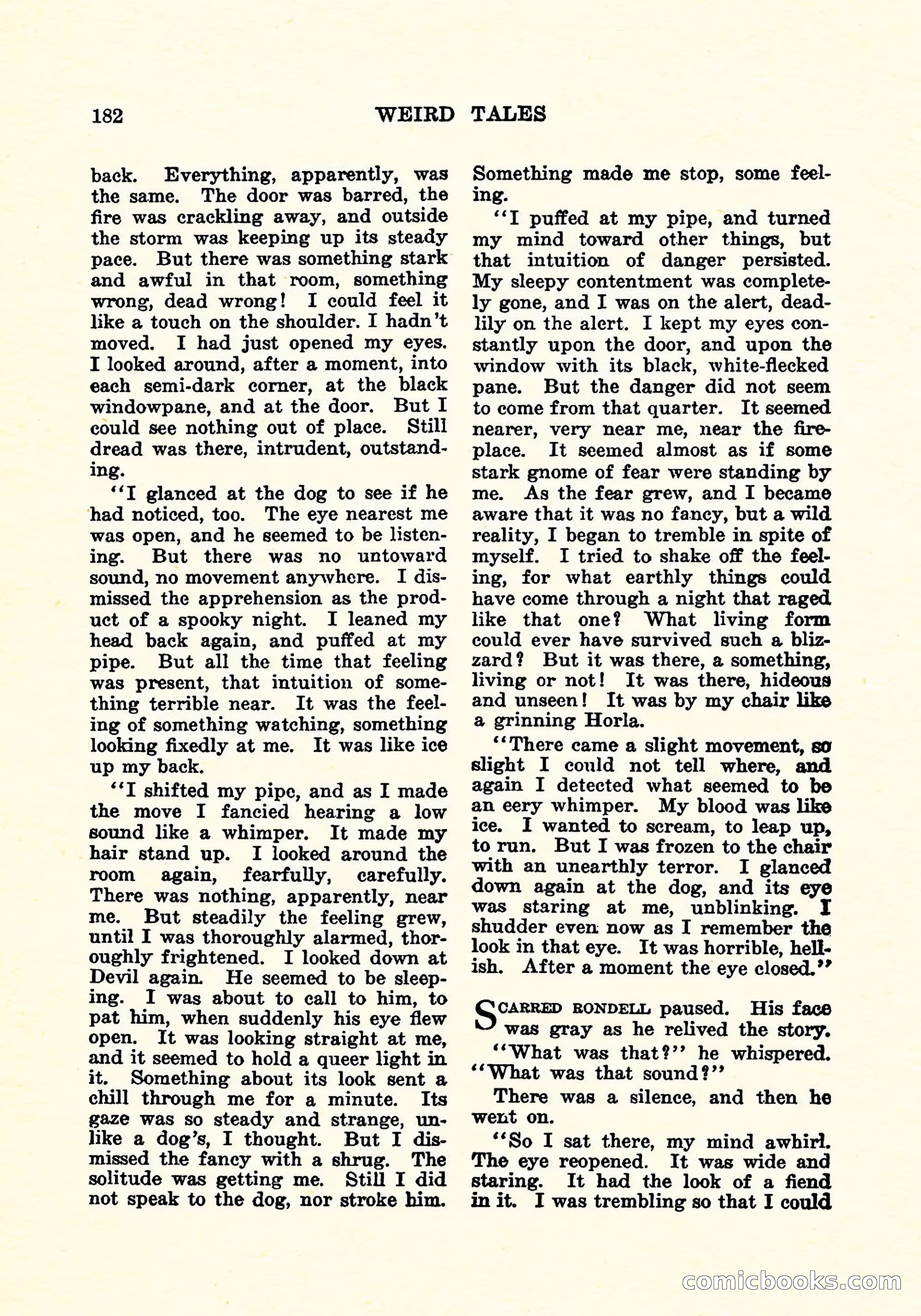 Weird Tales, Vol. 5, No. 3 — page 183 of 194