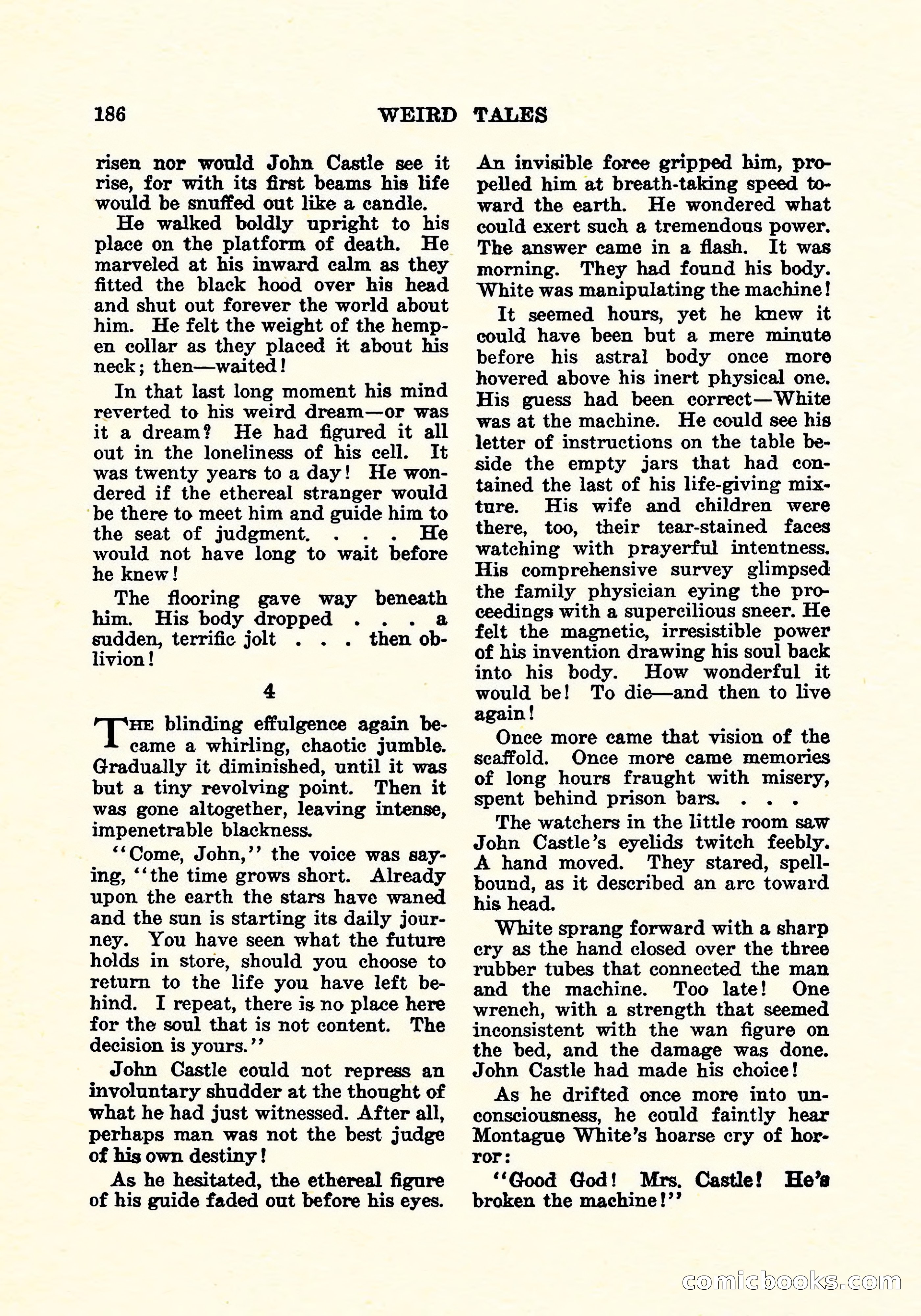 Weird Tales, Vol. 5, No. 3 — page 187 of 194