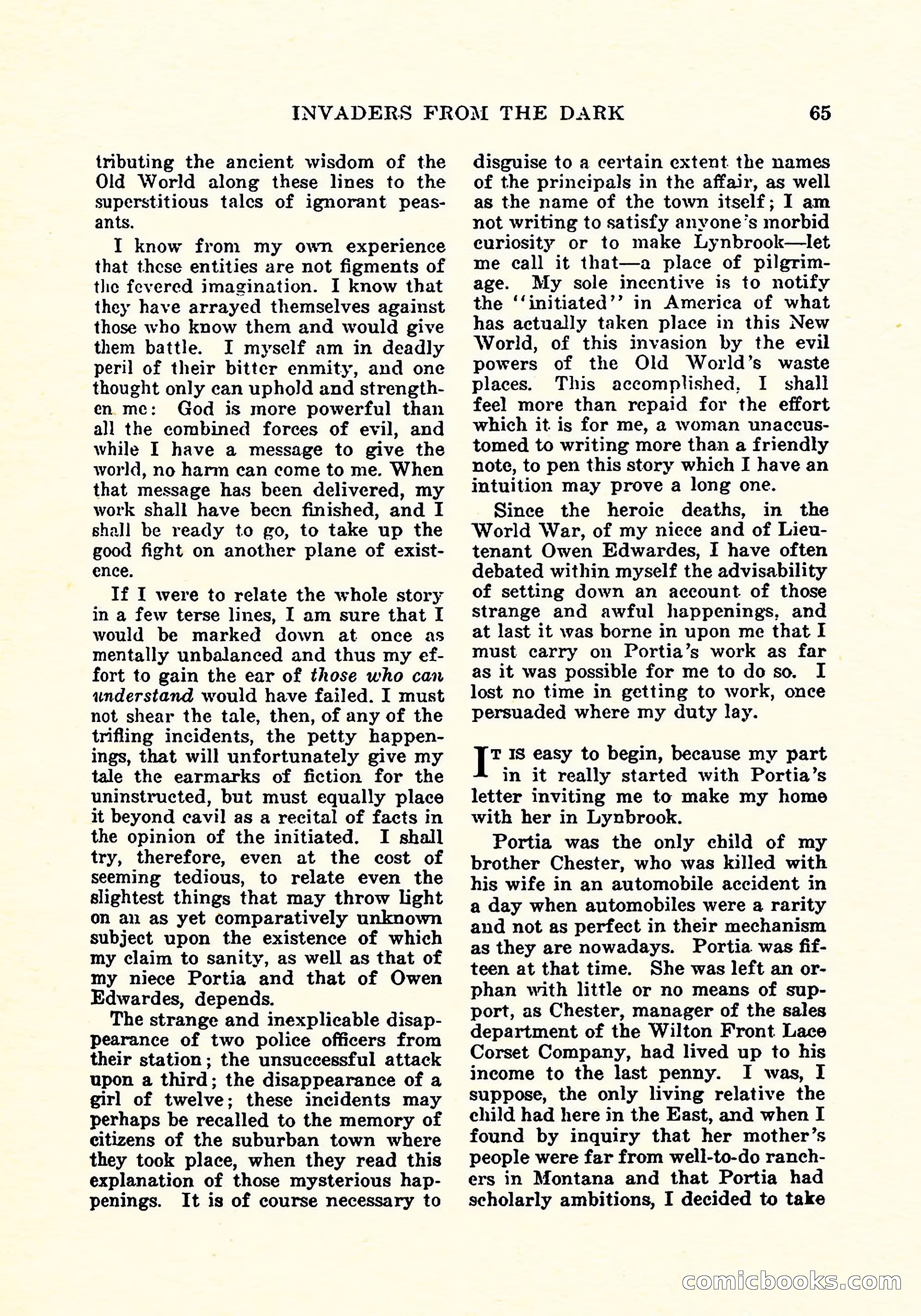 Weird Tales, Vol. 5, No. 4 — page 66 of 194